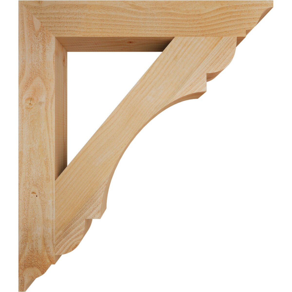 Ekena Millwork BKT04X28X32OLY01RDF Exterior-Brackets-Braces - View #3