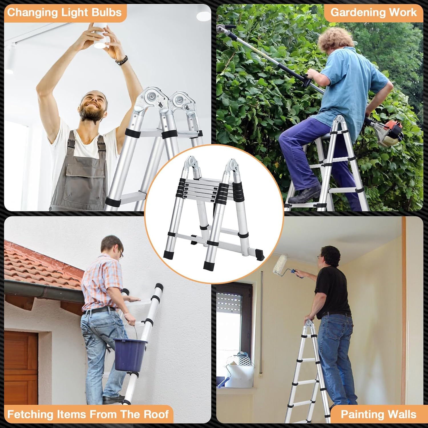 GAOMON LSPPJOK-IKWFUAVNQ1 Extension-Ladders - View #4