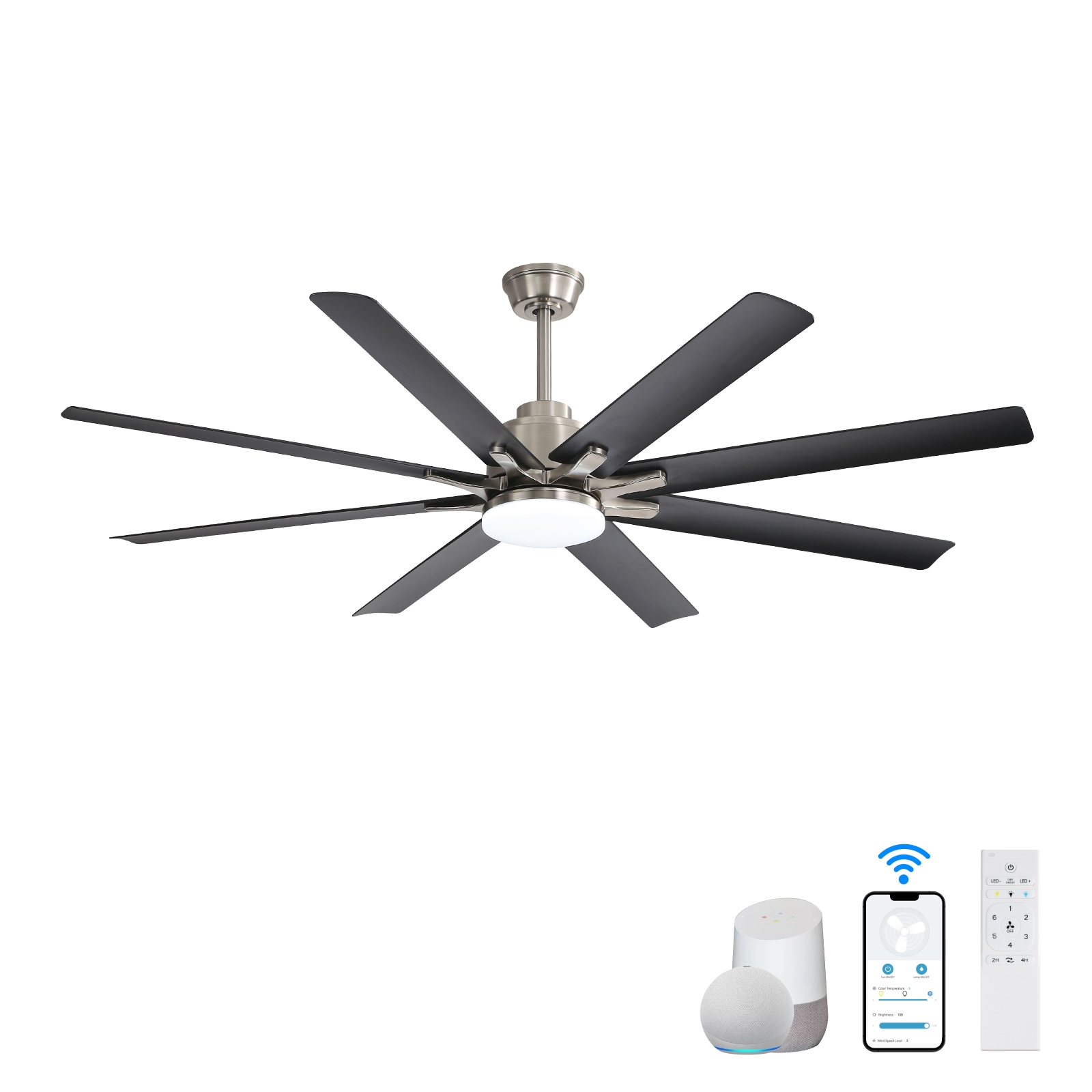 WELLFOR KBSE-5247DC-WD Ceiling-Fans - View #9