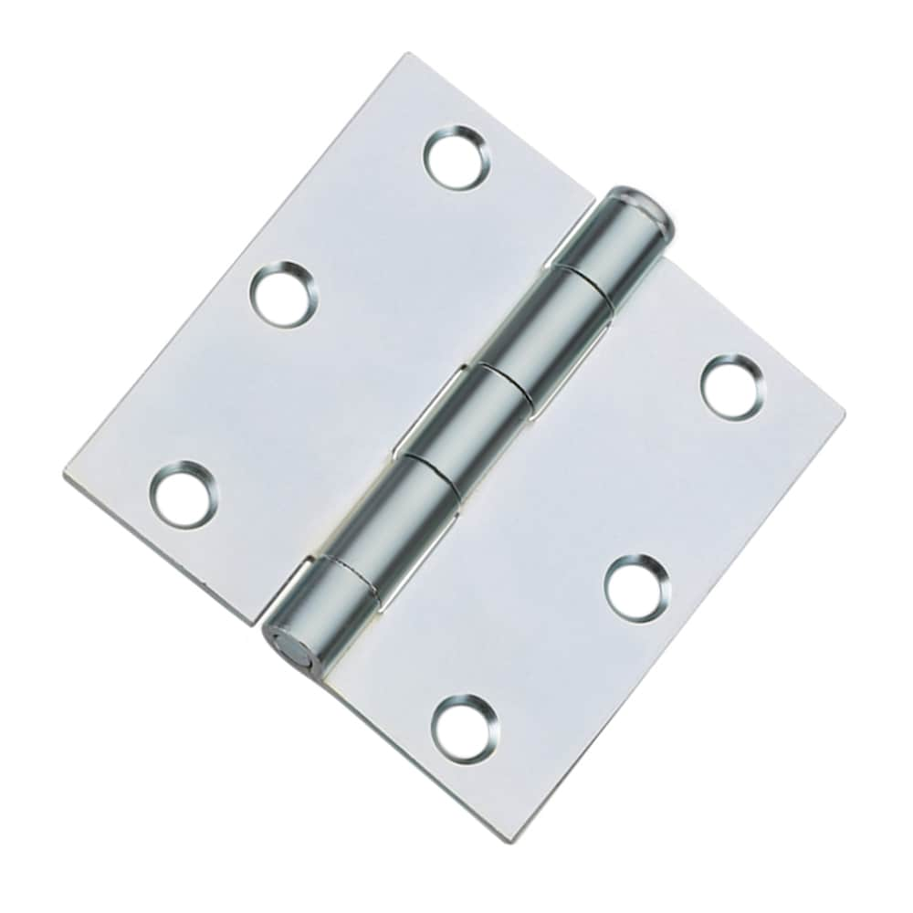 RELIABILT 3-in H x Square Silver Mortise Interior/Exterior Door Hinge ...