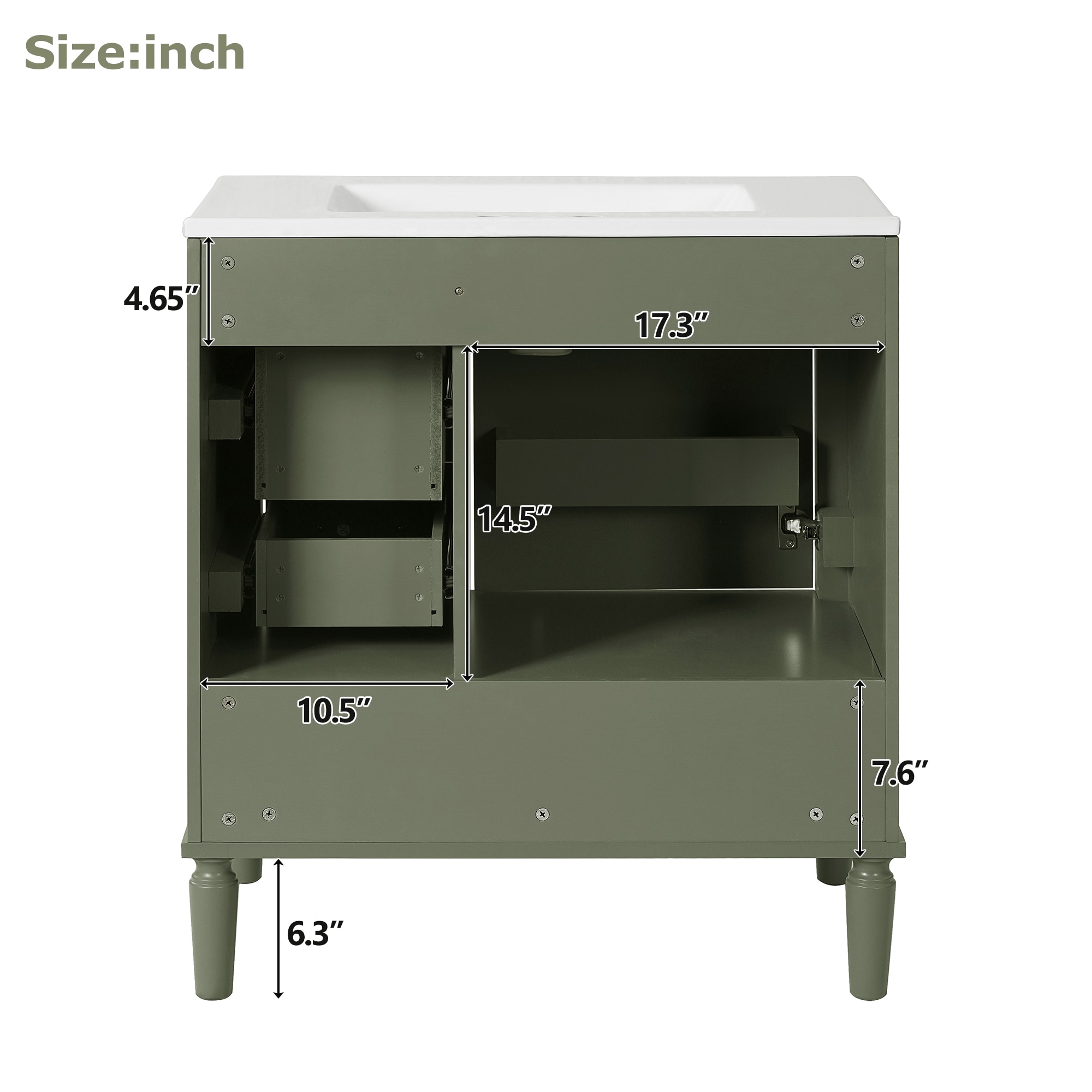 Clihome CL-VT-4479E Bath-Vanity-Combo - View #4