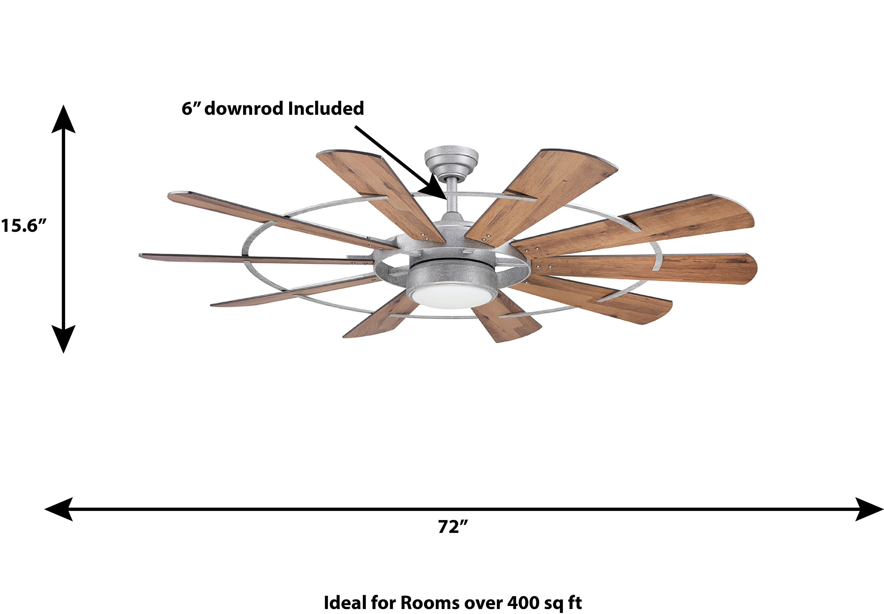 Harbor Breeze EUK72GV10LRS Ceiling-Fans - View #5