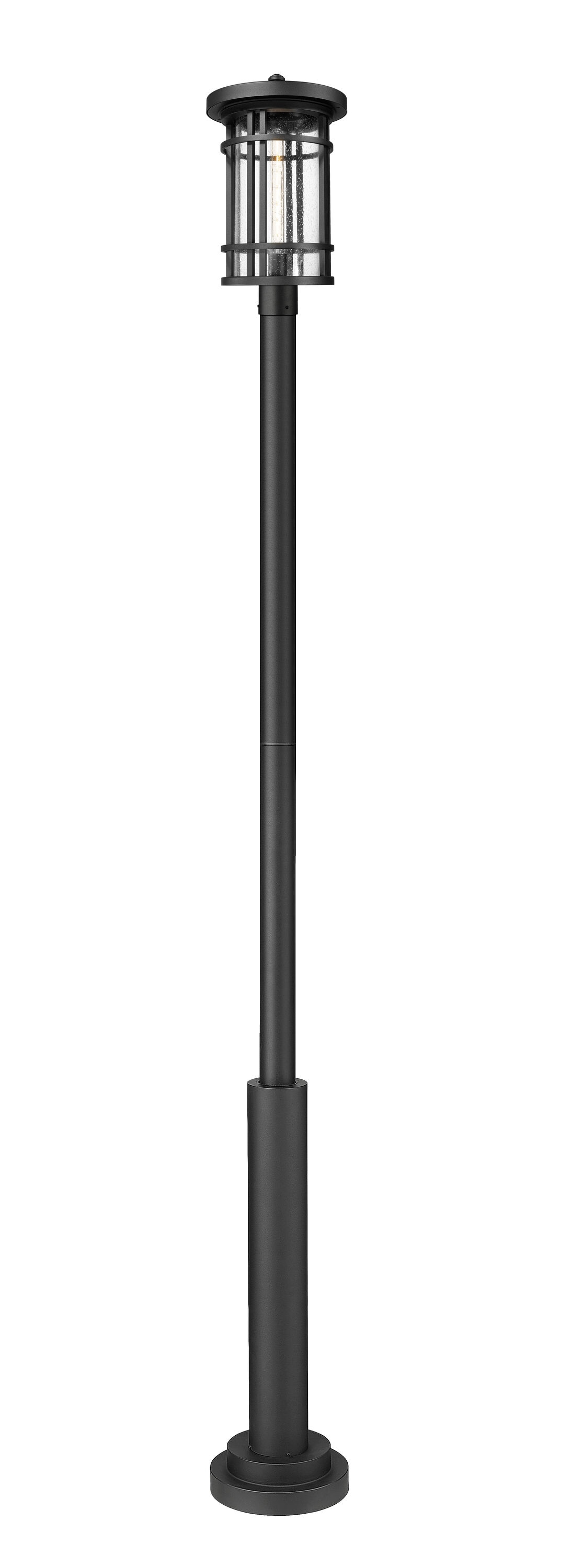 Z-Lite 570PHXL-5010P-BK Jordan 114.75-Inches H Black Hardwired LED Incandescent Post light