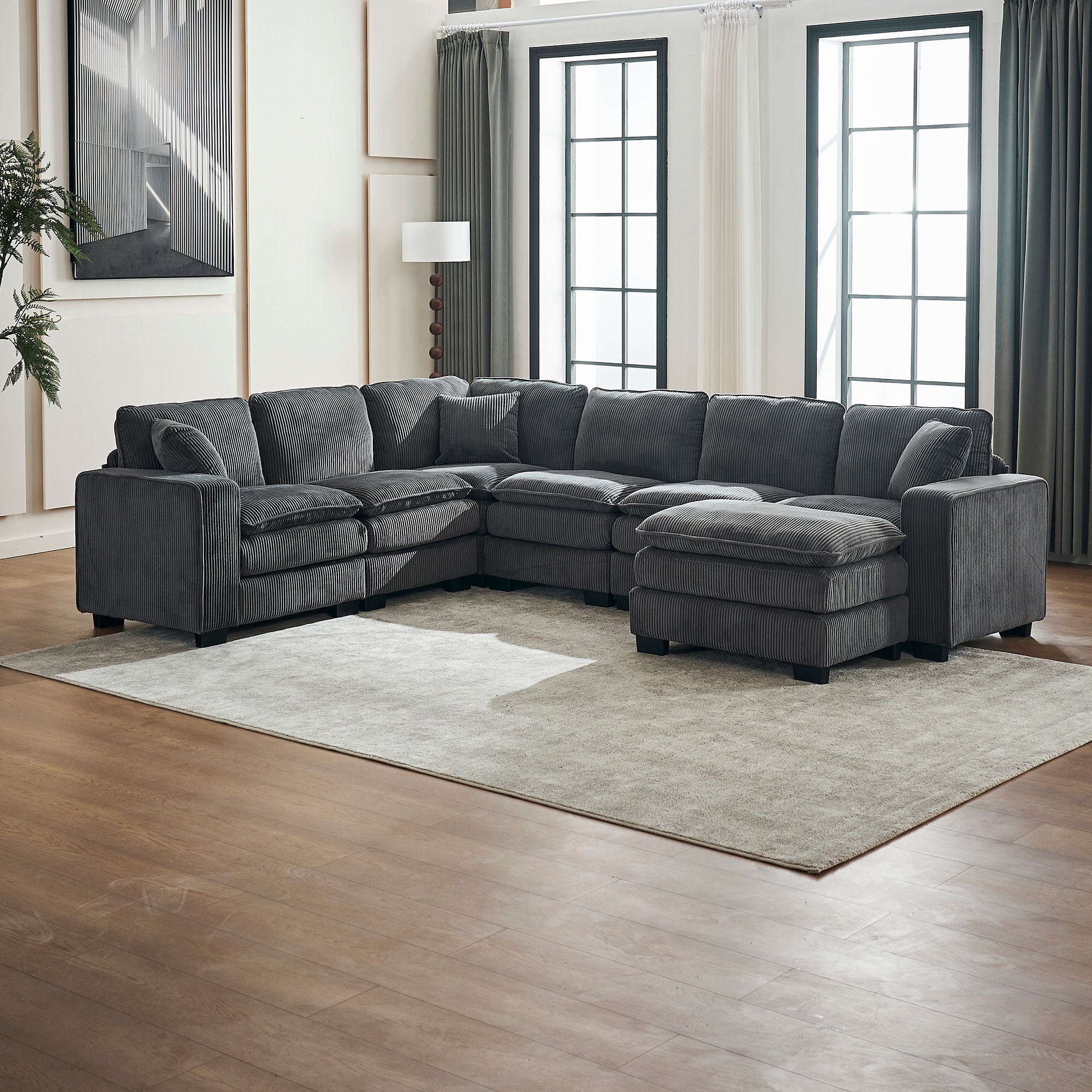 SINOFURN SYA020363GY Sofas-Loveseats - View #10