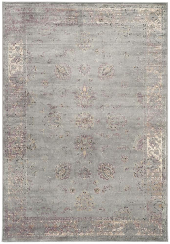 Safavieh VTG117-2770-5 Vintage Mosed 5 x 8 (ft) Loomed Synthetic Gray/Multi Rectangular Indoor Distressed/Overdyed Vintage Area rug