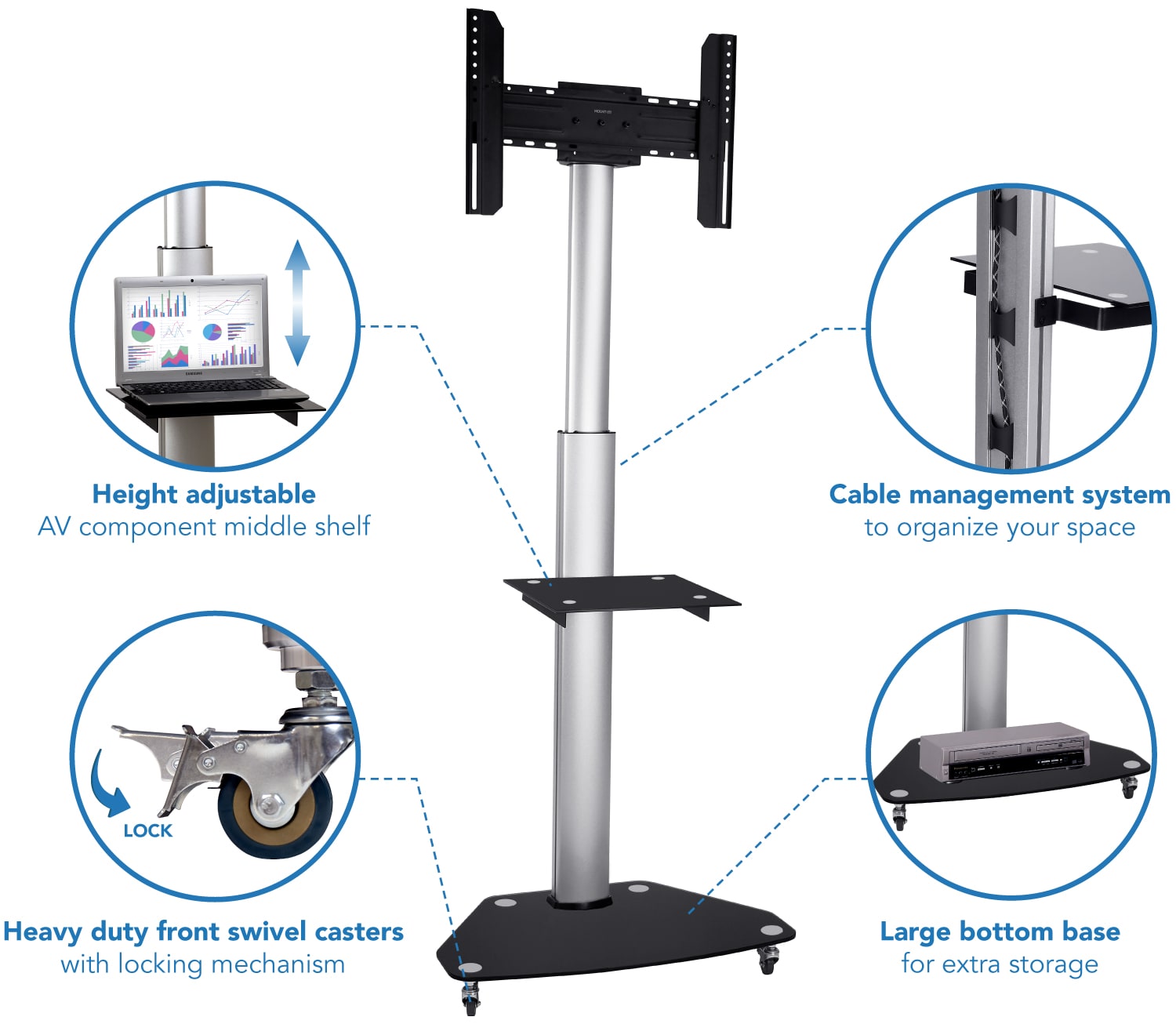 Mount-It! MI-1875 Tv-Stands - View #4