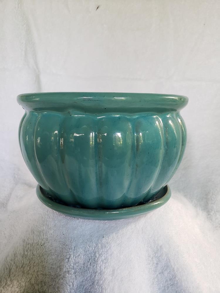 Olinda Bonsai 1514166 Round 6.99-in W Multiple colors/finishes Ceramic with Drainage Holes Attached Saucer
