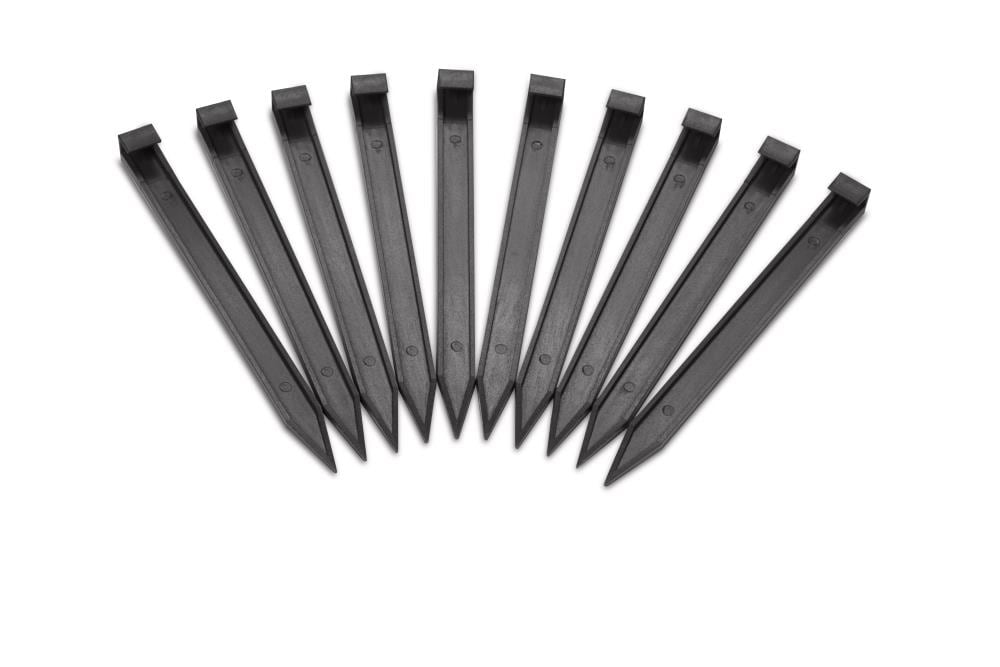 Tents Holiday Deco 60 Expert Gardener 9 Inch Metal Stakes for Edging Camping 