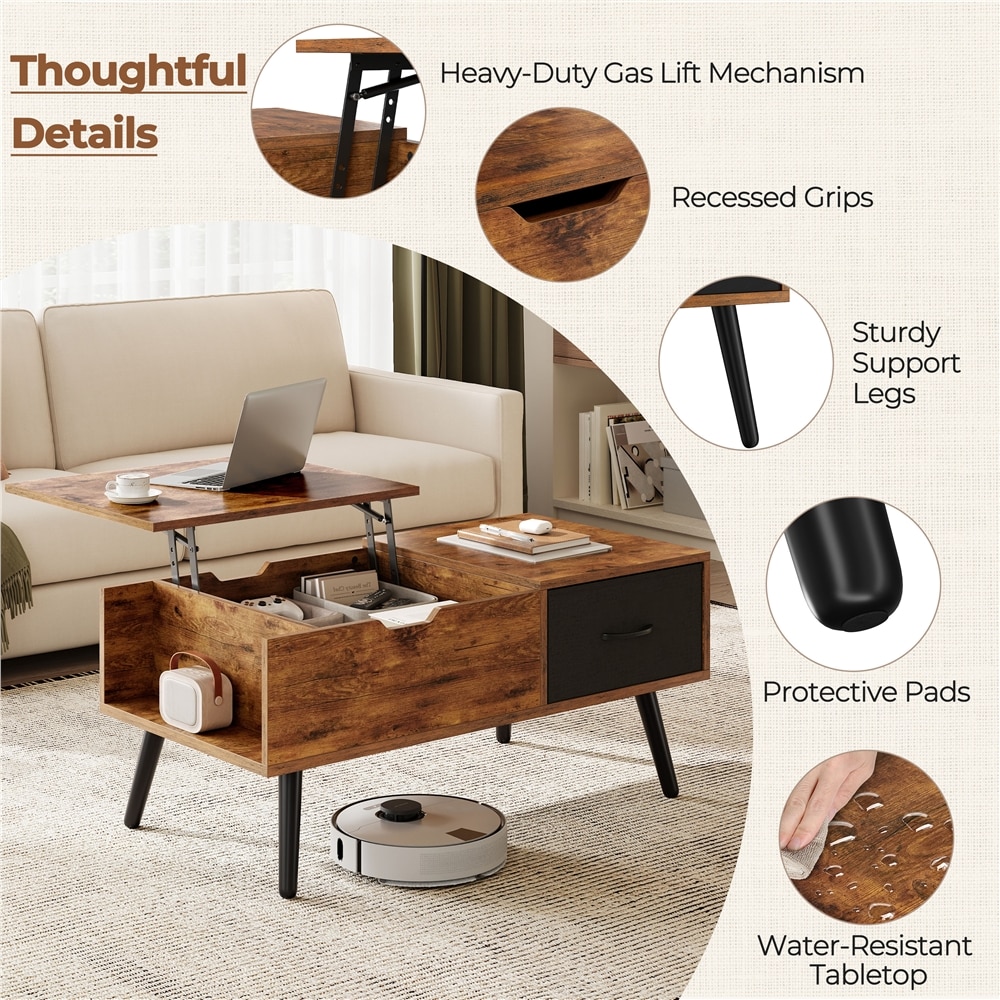 Yaheetech LSK2A80001 Coffee-Tables - View #5