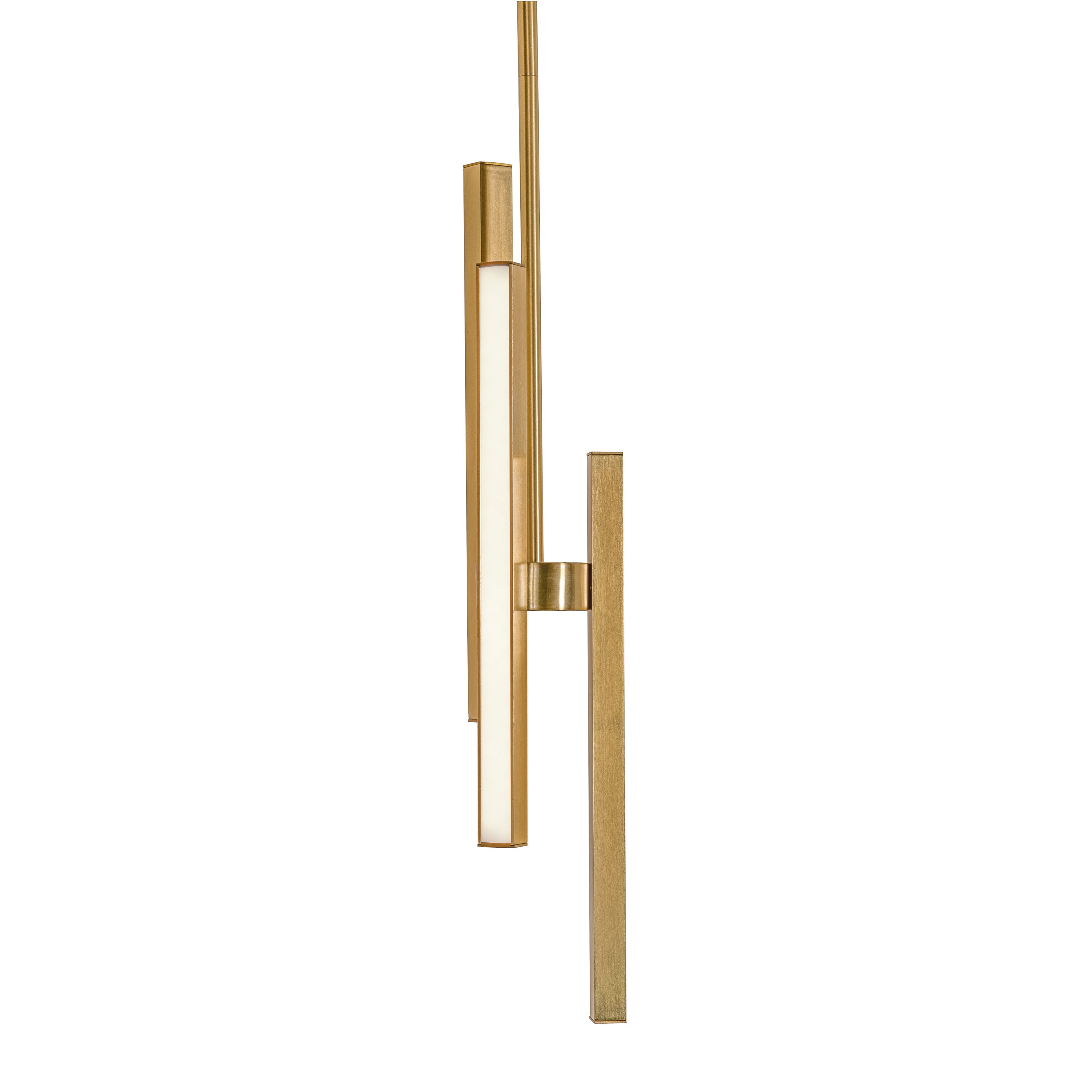 AFX IDRP04LAJD1SB Indra Satin Brass Modern/contemporary Square Medium Hanging Pendant light