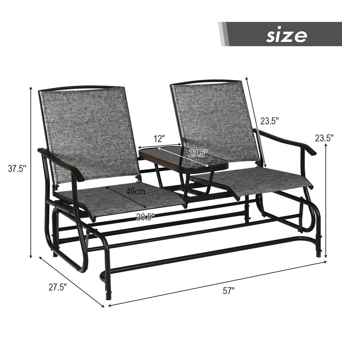 Forclover HBV-6981GN Patio-Chairs - View #11