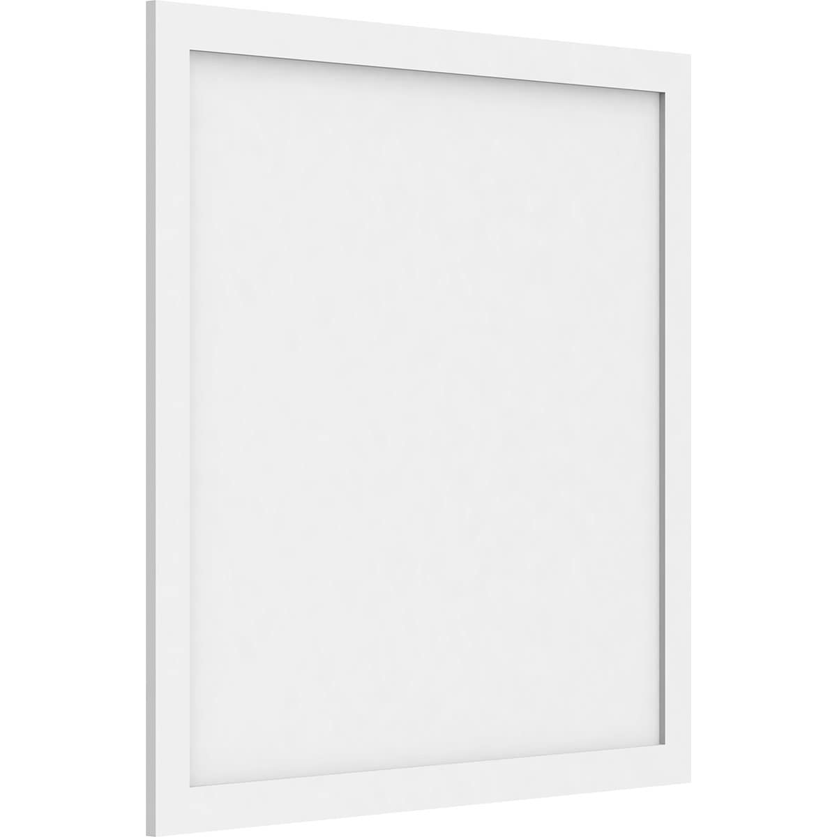 Ekena Millwork WALP36X36X062CNL 36-in x 36-in Smooth Paintable/Stainable White PVC Fretwork Wall Panel (