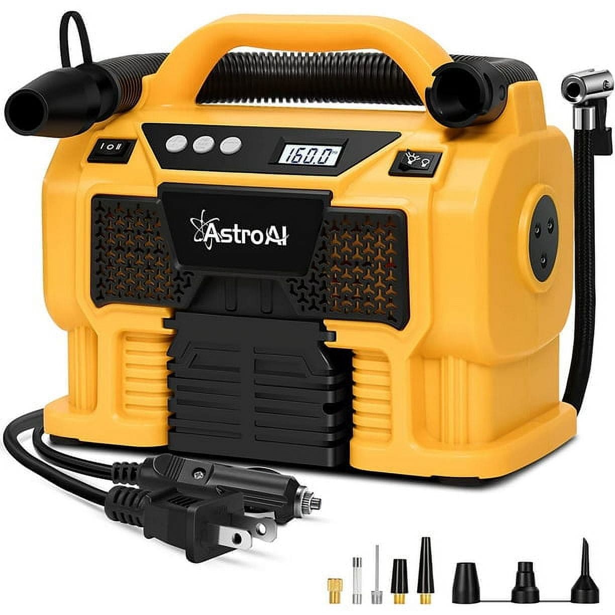 AstroAI AstroAI Air Inflator (Power Source: Car/Electric ) #ACACJY3PYE-US