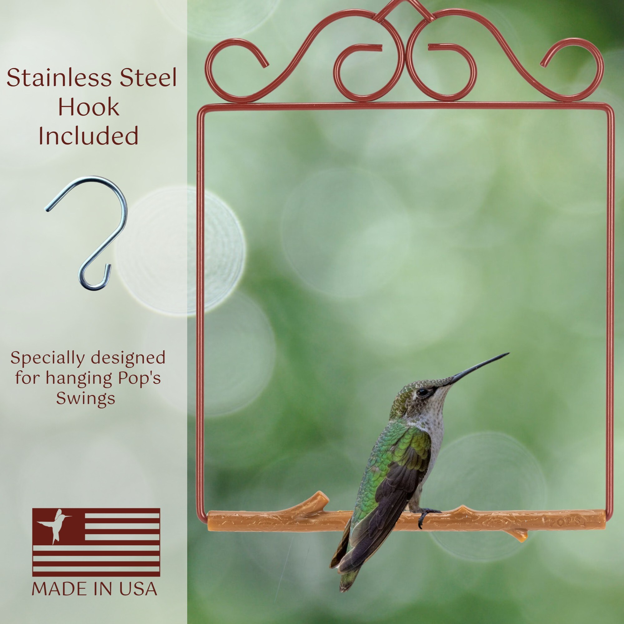 Pop's Birding OGRD-BR Bird-Feeder-Accessories - View #4