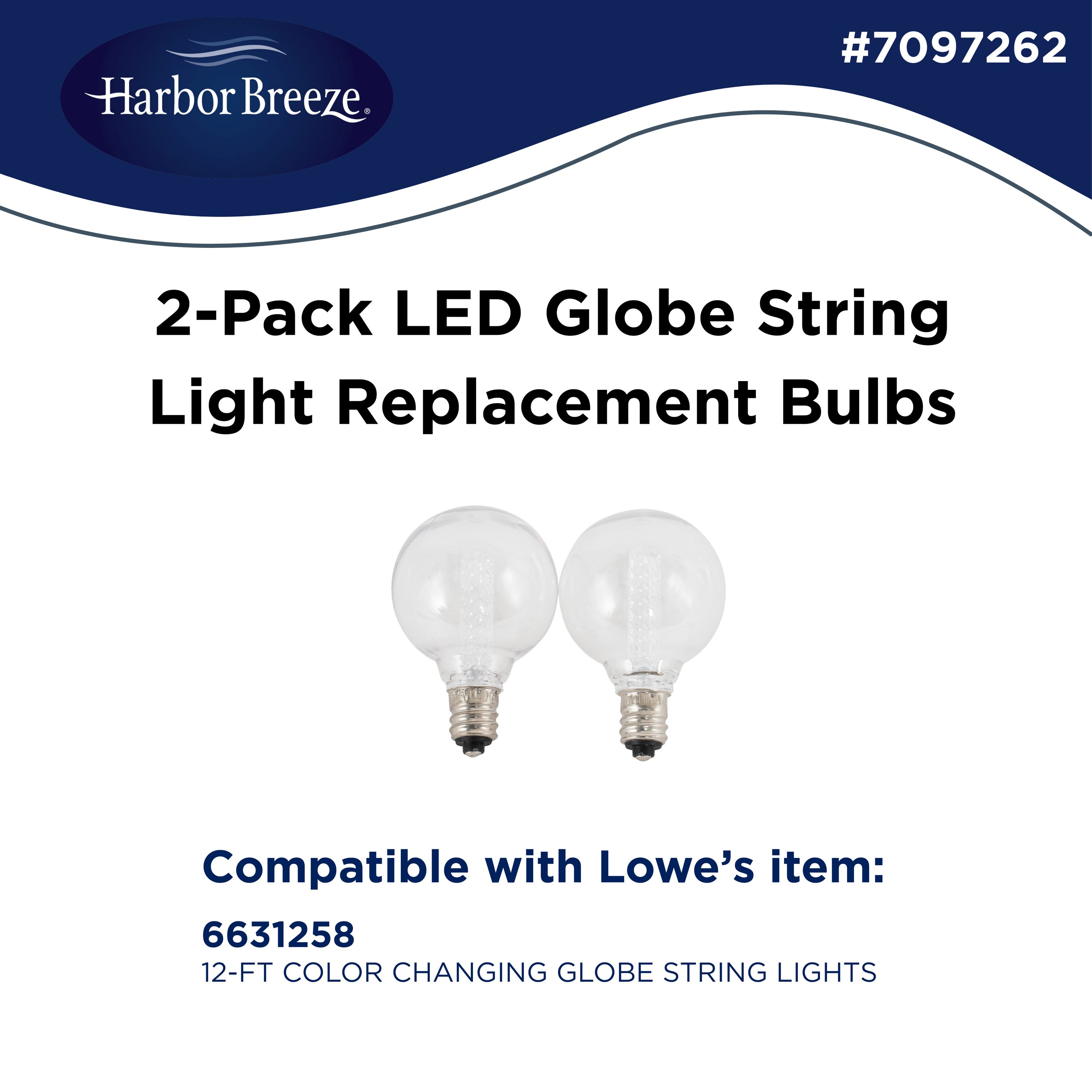 Harbor Breeze LB.25E12LED String-Light-Bulbs-Fuses - View #3