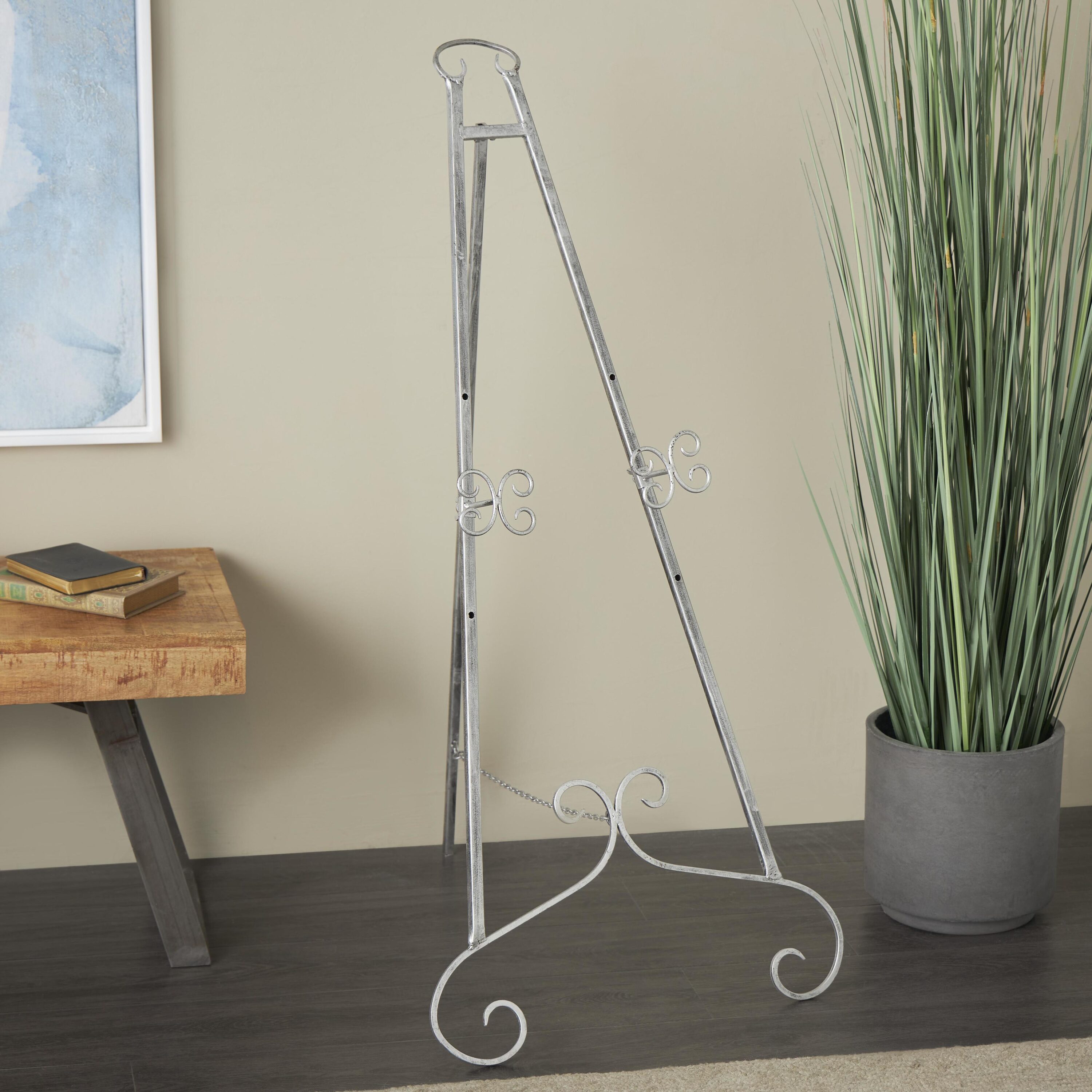Grayson Lane 27395 Silver Iron Country Decorative easel