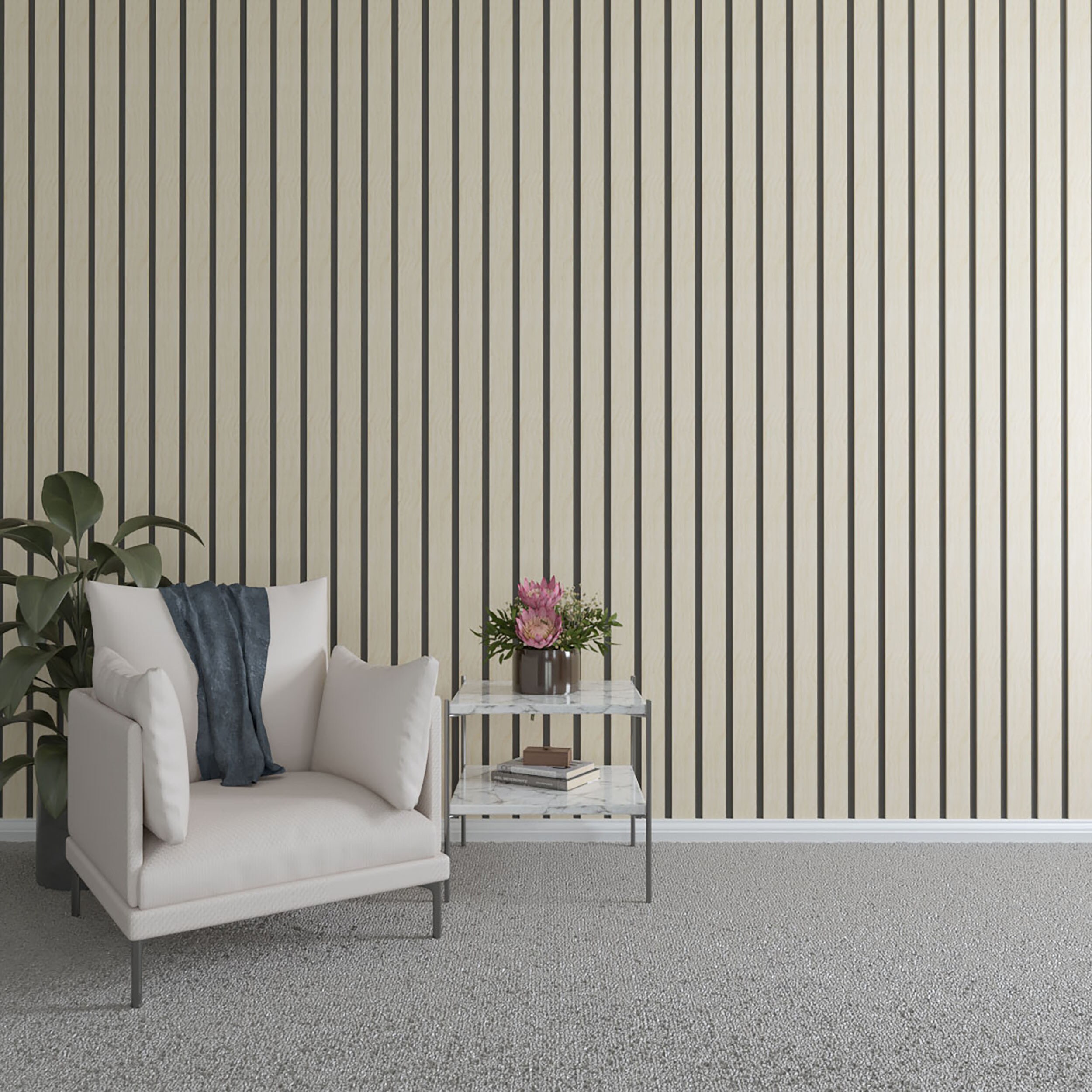 Ekena Millwork SWW60X94X0375BI 3-in x 7.83-ft Unfinished Birch Birch Wall Plank ( 15 -Pack , Covers 29.38-sq ft )