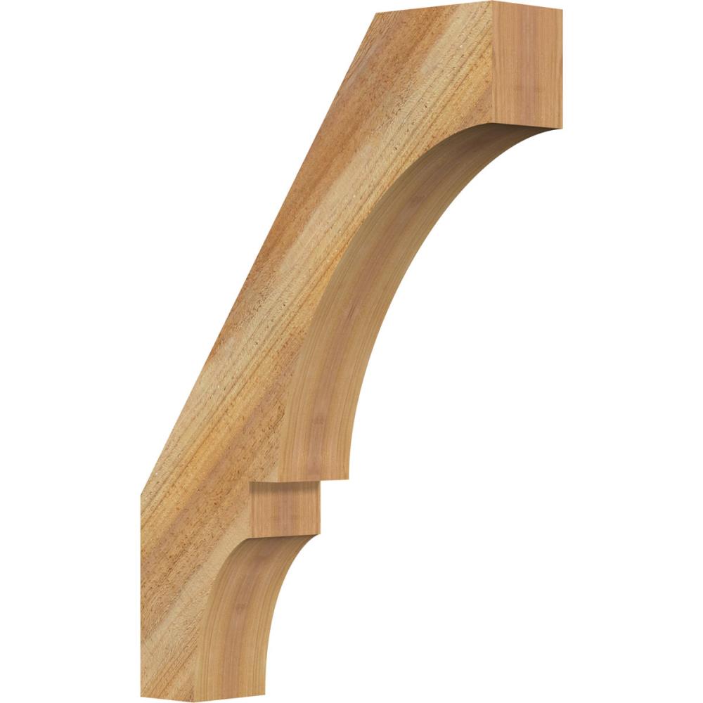 Ekena Millwork BRC04X18X26BOA00RWR 4-in x 18-in x 26-in Western Red Cedar Unfinished Wood Balboa rough sawn