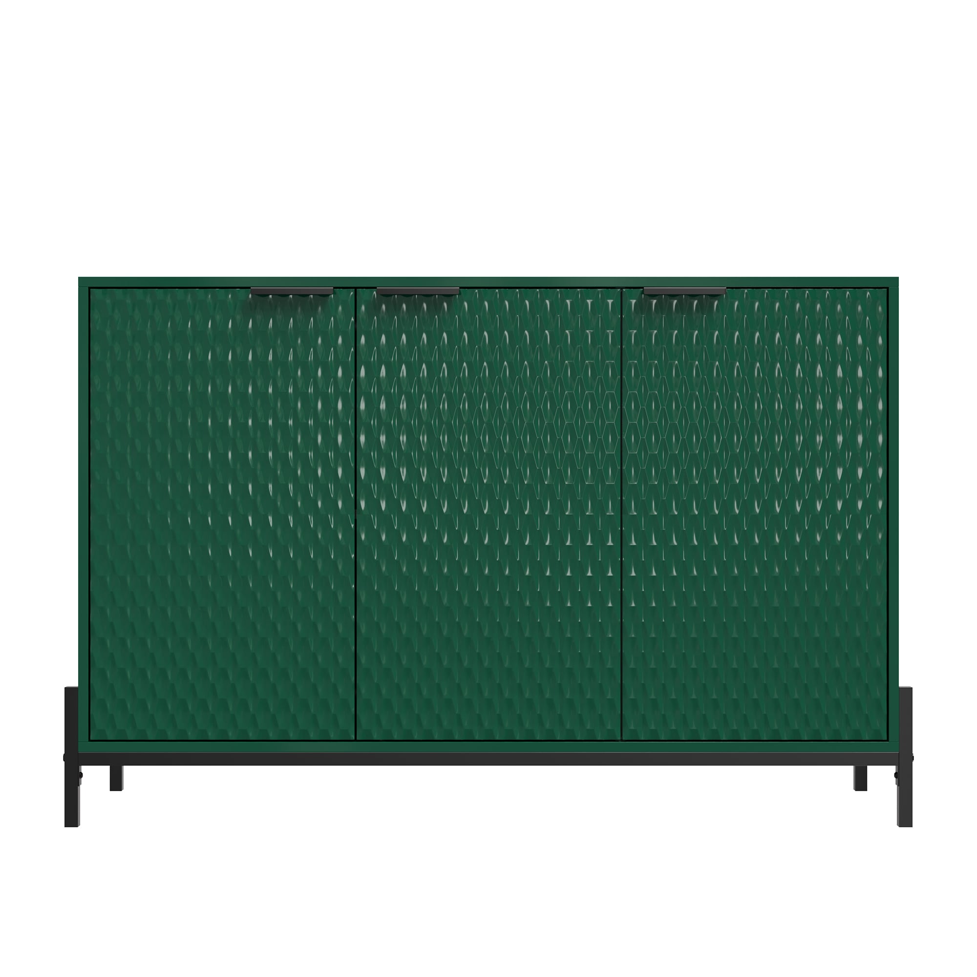 Clihome 15.67-in W x 31.5-in H Mdf Green Freestanding Utility Storage Cabinet
