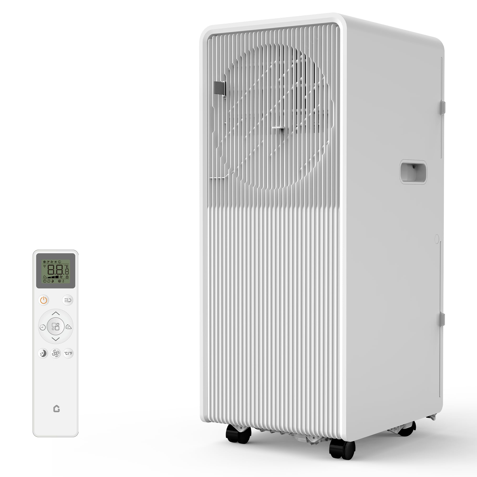 IdealHouse 3-In-1 Portable Air Conditioner 8000 BTU Remote Quiet Sleep Mode Energy Efficient Cooling Fan Window Kit For Room Use