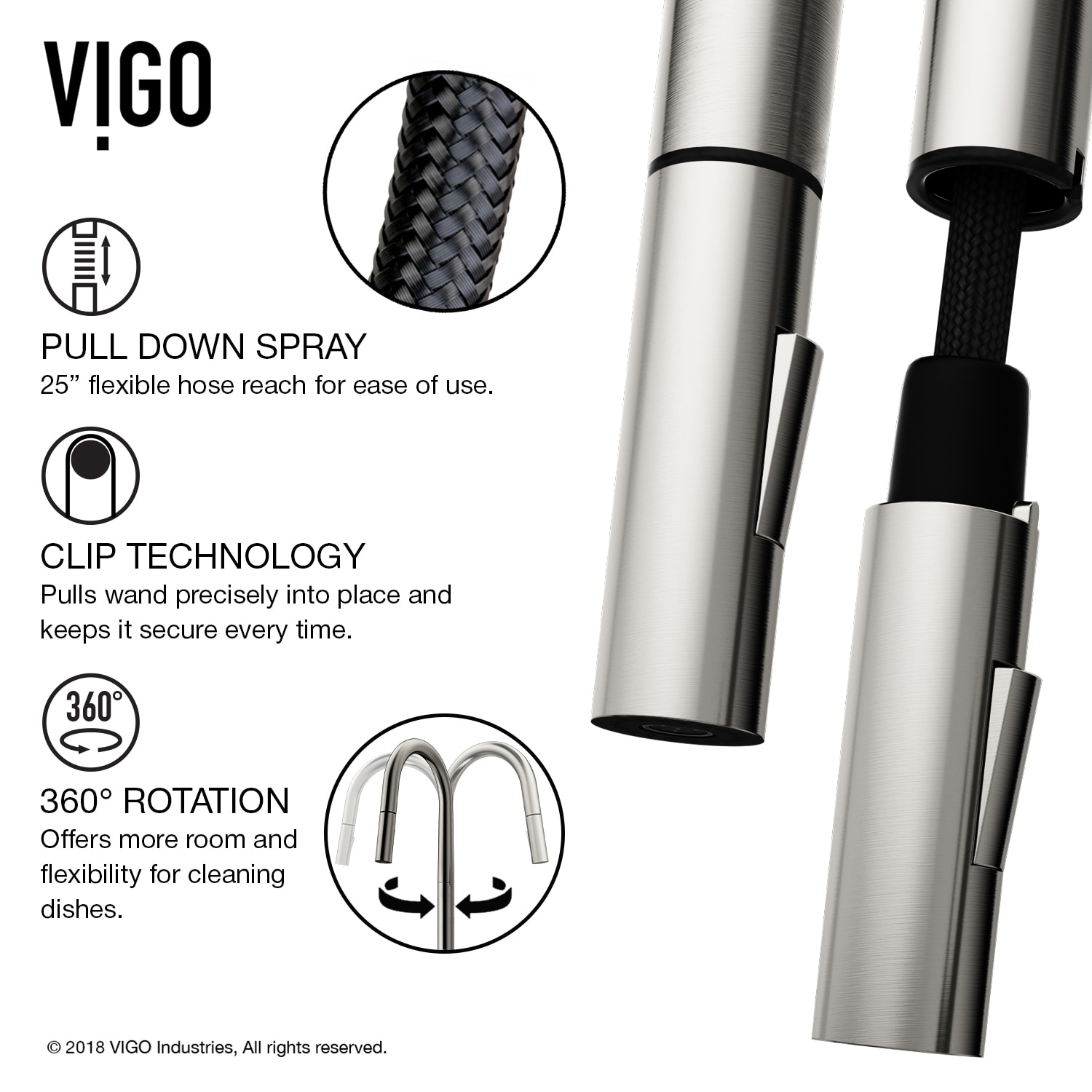 VIGO VG02029STK1 Kitchen-Faucets - View #8