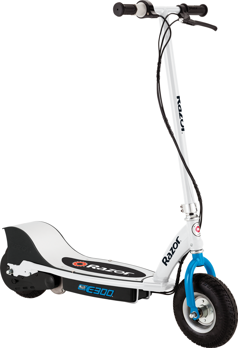 Razor 13113683 E300 Electric Scooter- Blue/White