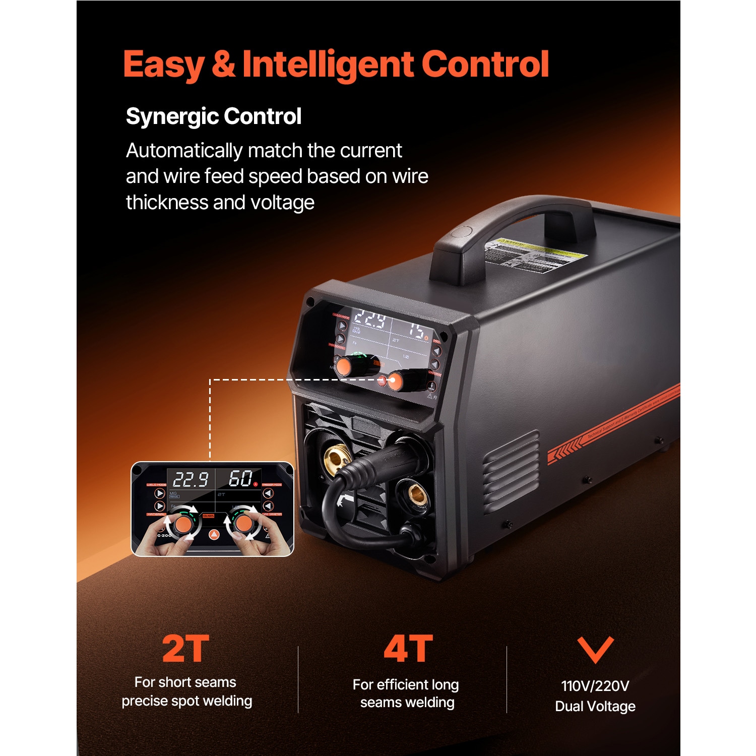 VEVOR SCMIGYXHJ4H106701V5 Wire-Feed-Welders - View #4