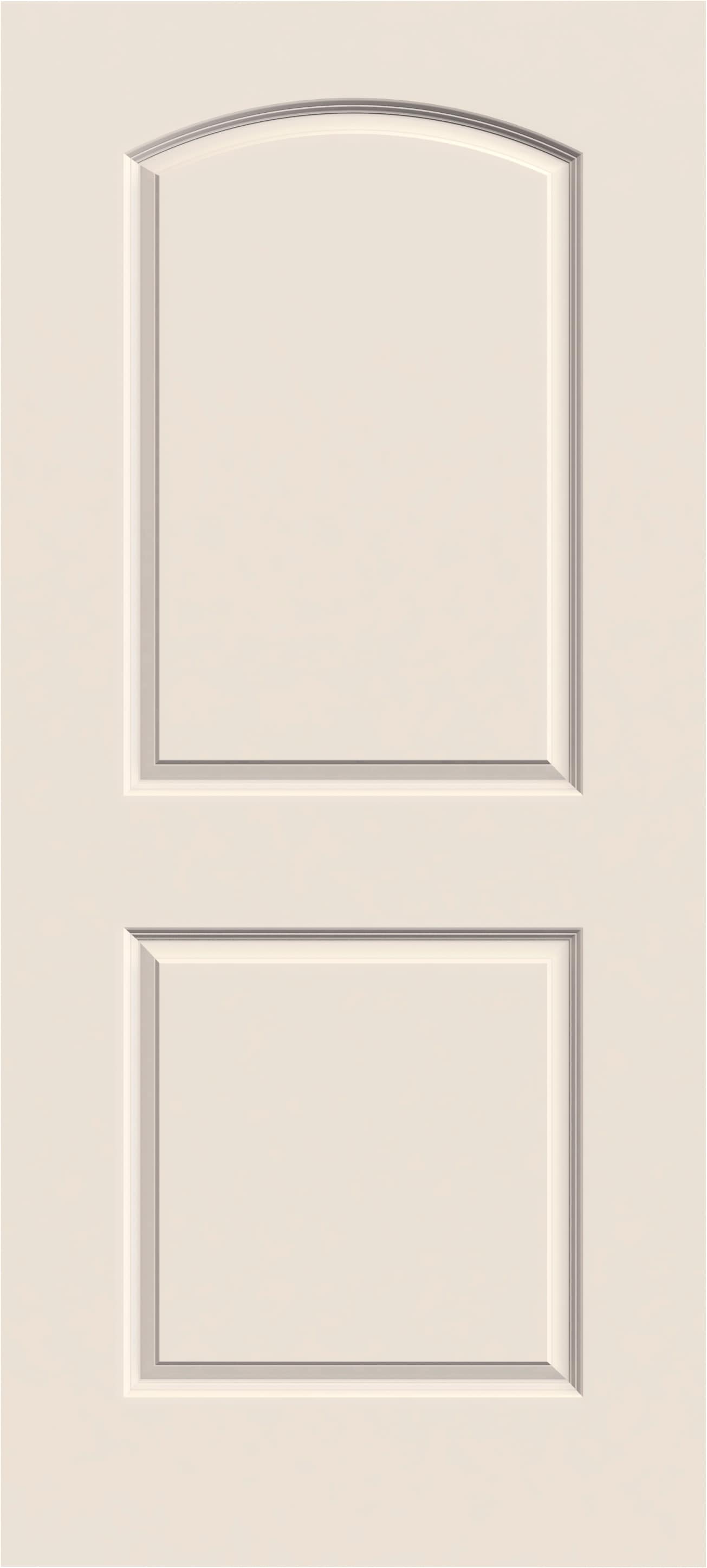 Reliabilt 32 In X 80 In 2 Panel Round Top Smooth Hollow Core Primed Molded Composite Slab Door 1461