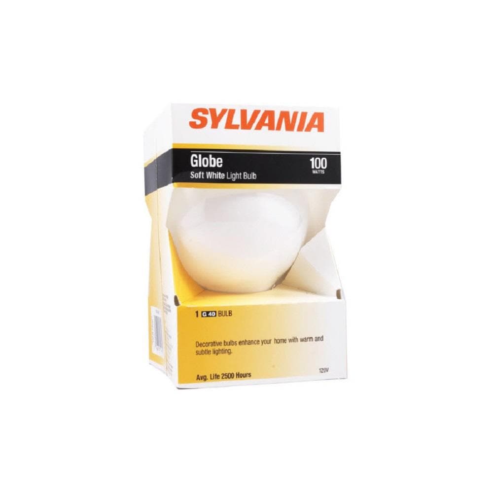 Sylvania 100 Watt Dimmable G40 Decorative Incandescent Light Bulb In The Incandescent Light Bulbs Department At Lowes Com - roblox sylvania egg