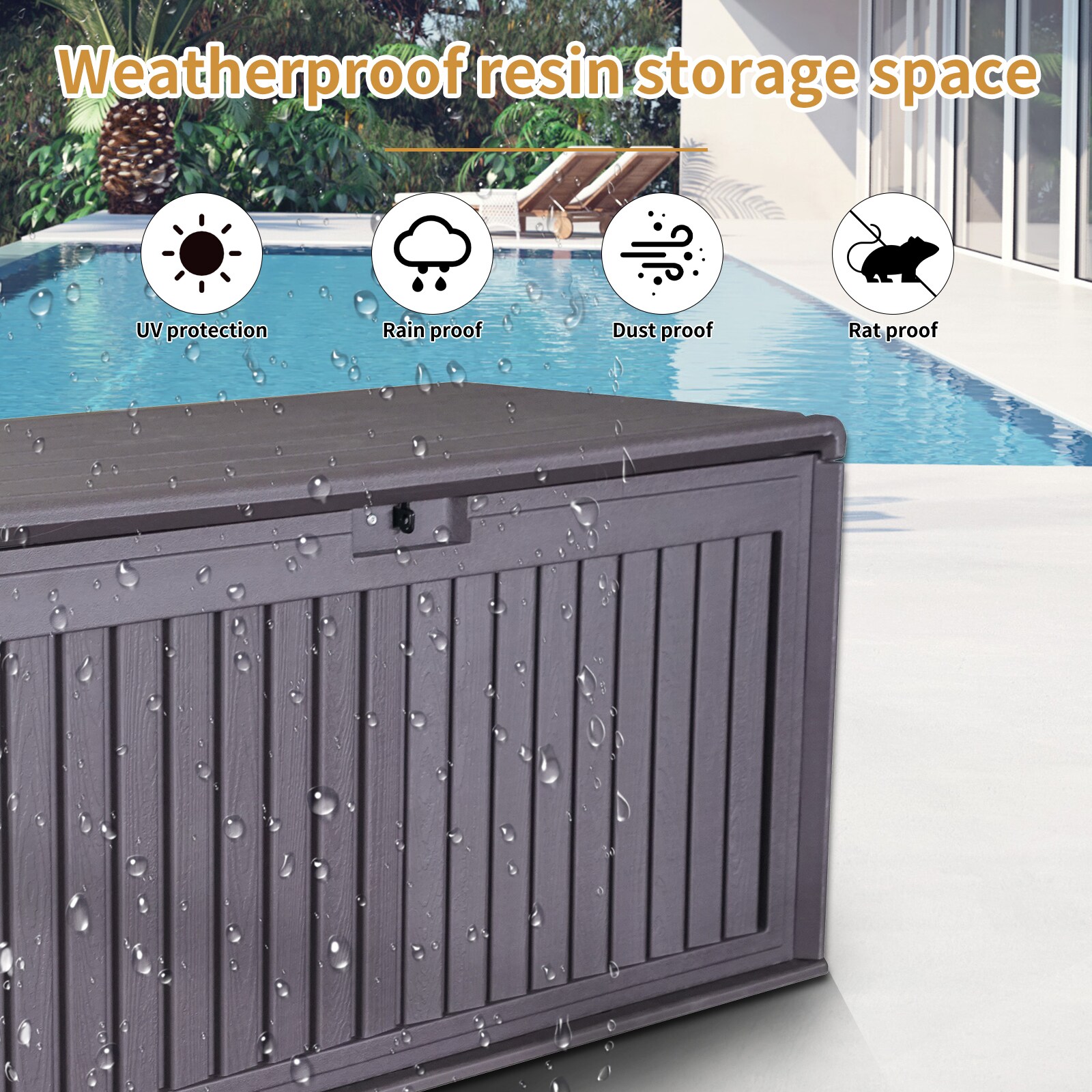 WELLFOR OUZN67050WHA Deck-Boxes - View #4