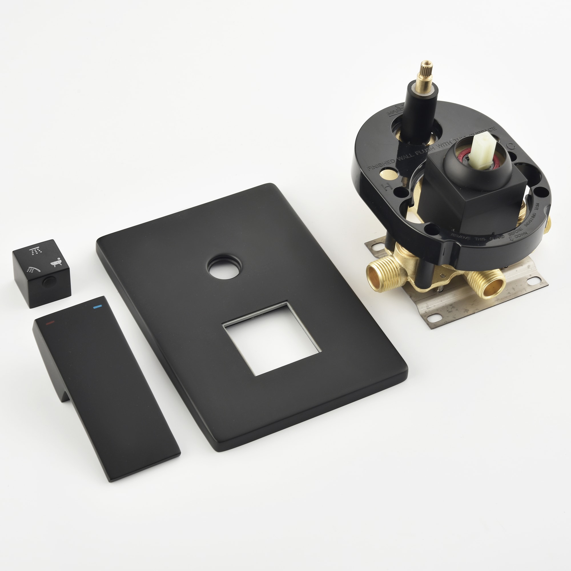 WELLFOR WB-SHT001MB Showerhead-Bar-Panels - View #10
