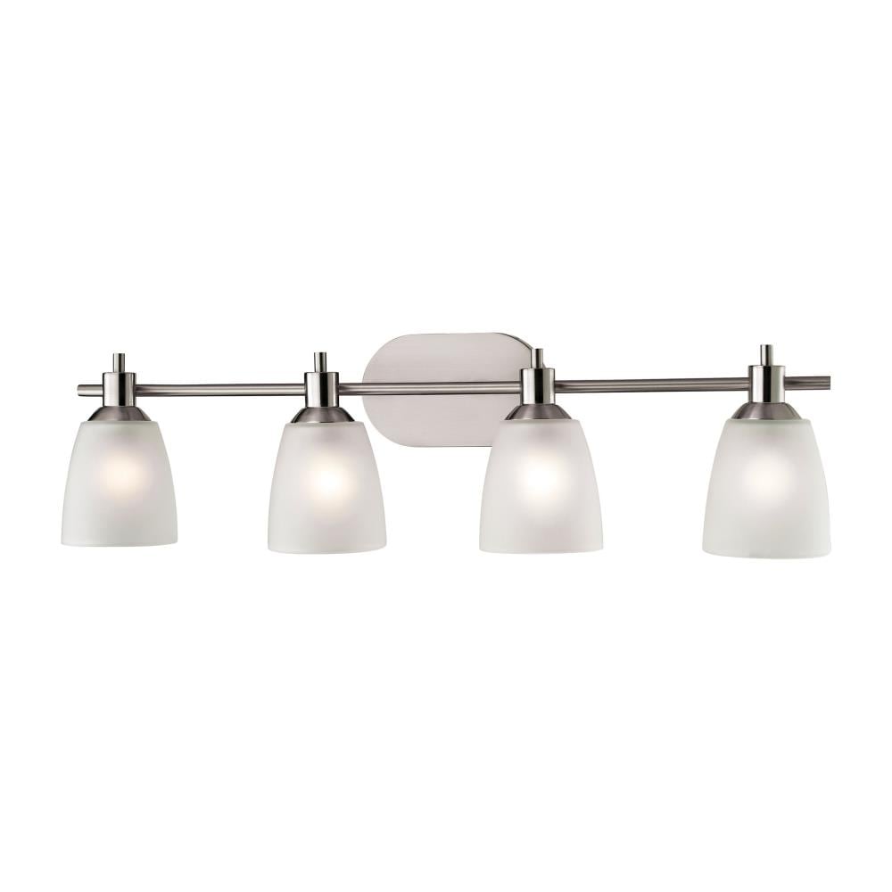 Thomas Lighting 1304BB/20 Jackson 31-in 4 -Light Brushed Steel Transitional Vanity light