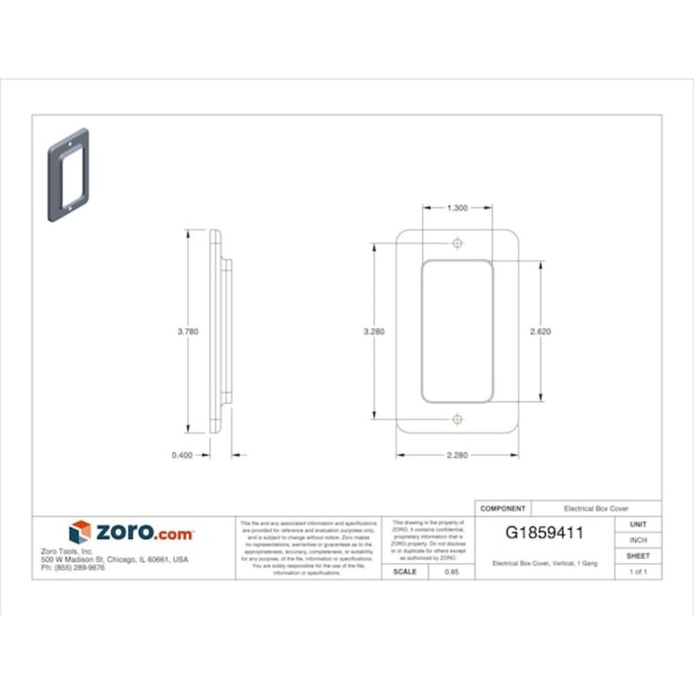 Hubbell HBL3060 Electrical-Box-Covers - View #3