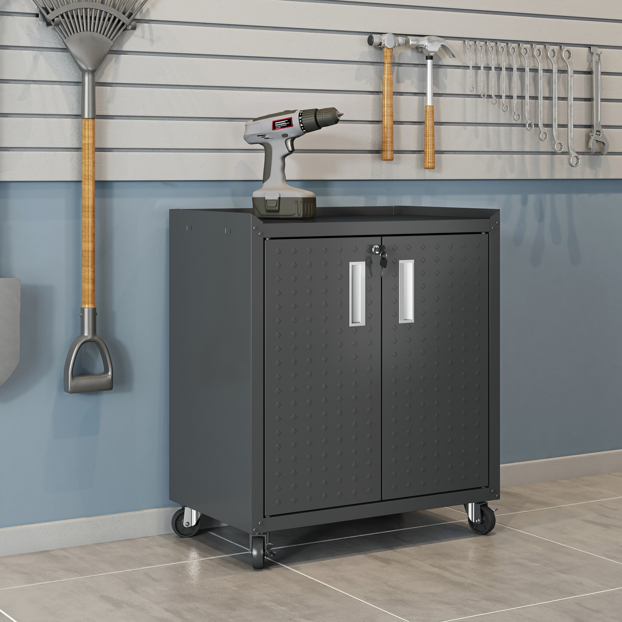 Manhattan Comfort 3GMCC-CH Garage-Cabinets - View #2