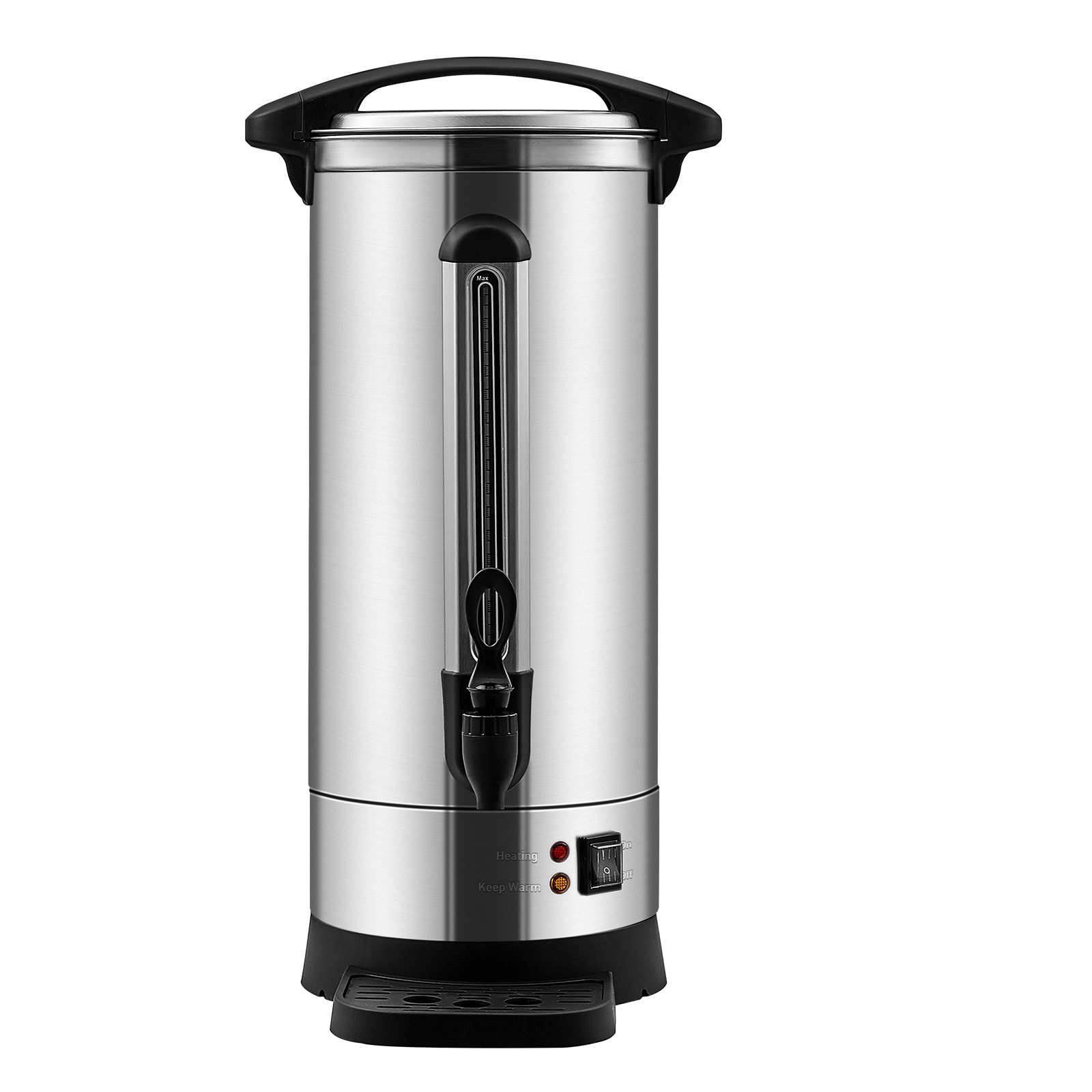 VEVOR 16.4L 1500W 304 Stainless Steel 110-Cup Drip Coffee Maker with Automatic Shut-off (304 Sus + 430 Iron) BSYK110SUS304EMWKV1 Sansujyuku sansujyuku.com