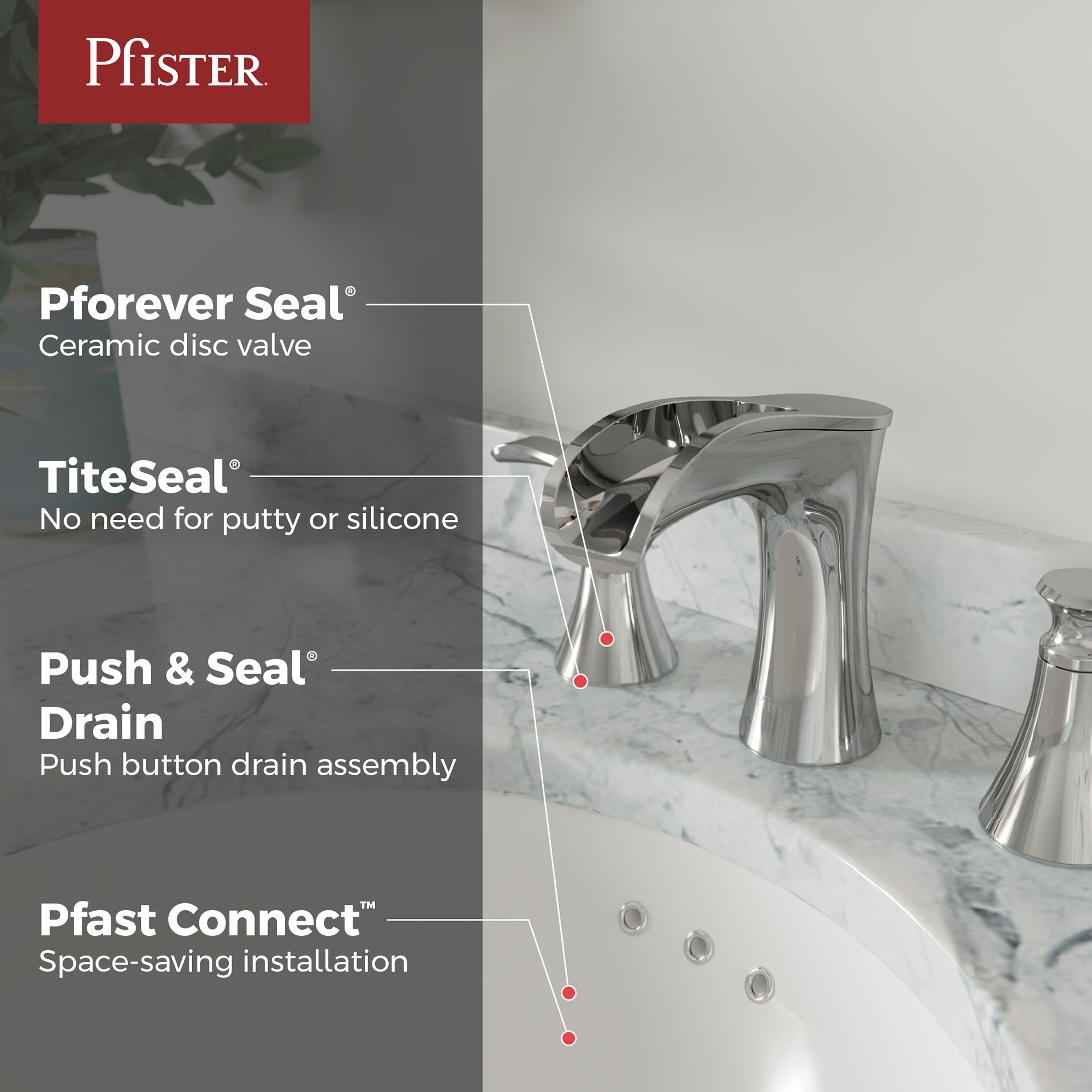 Pfister LF-049-JDCC Lavatory-Faucets - View #2