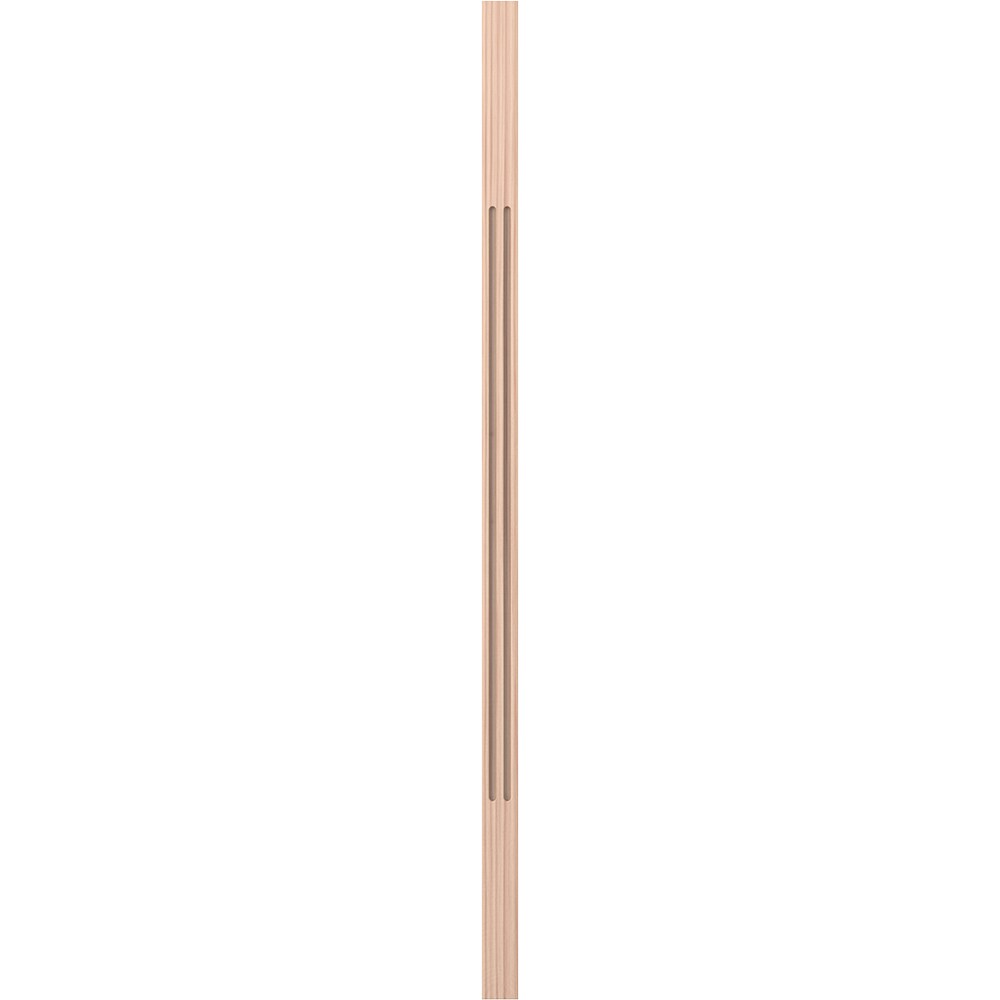 L.J. Smith Stair Systems LJF-5060-B 34 34-in x 1.25-in Unfinished Beechwood Square Top Stair Baluster