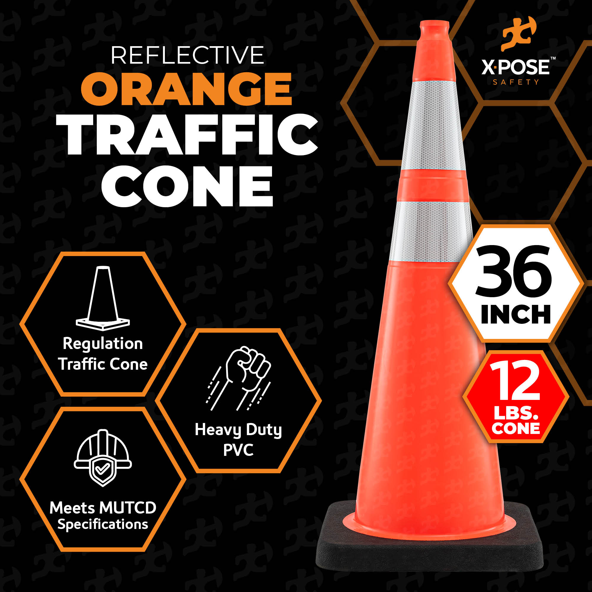 XPOSE SAFETY OTC36-64-12L-8-X Traffic-Safety-Equipment - View #3