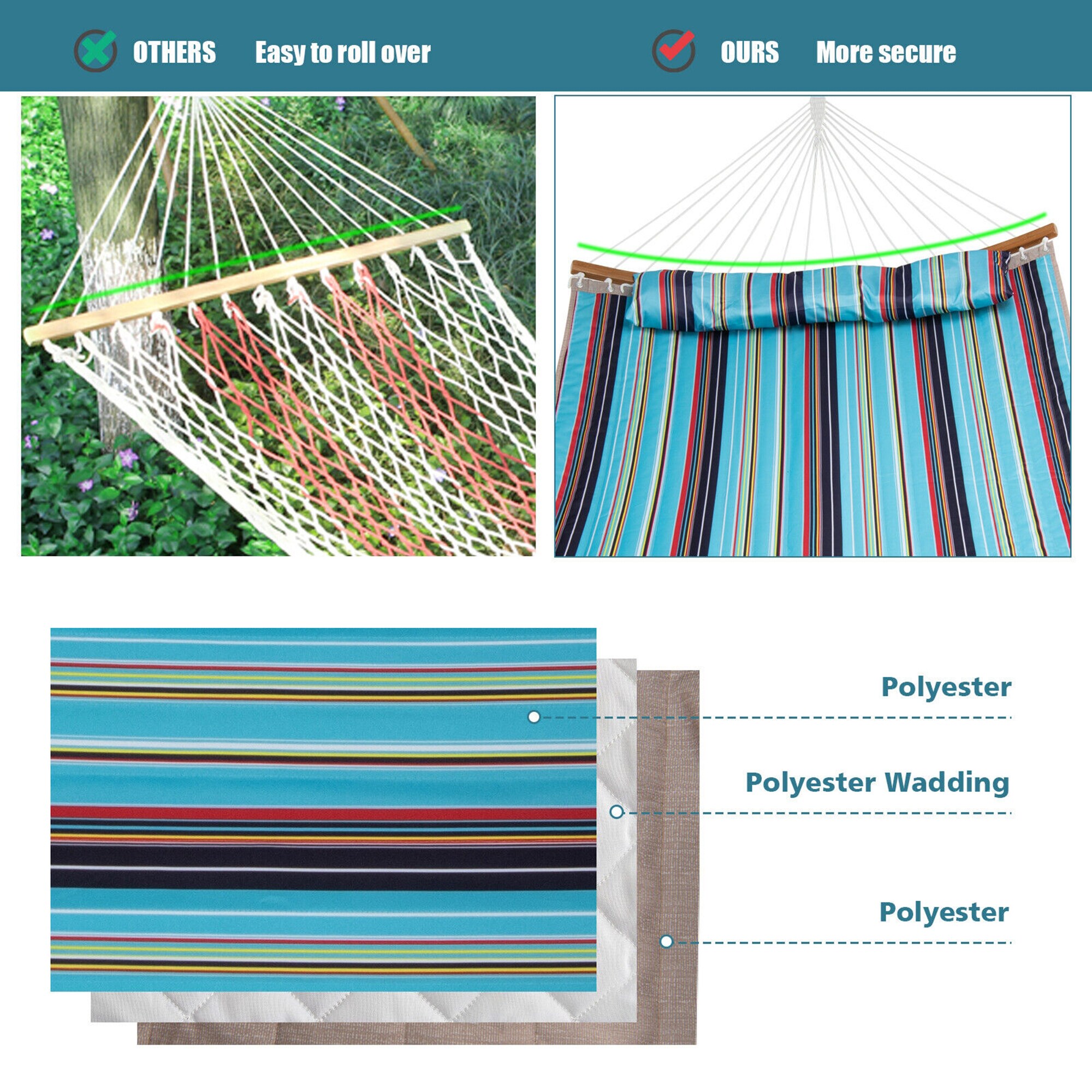 Clihome CL-BL-10458 hammocks - View #7