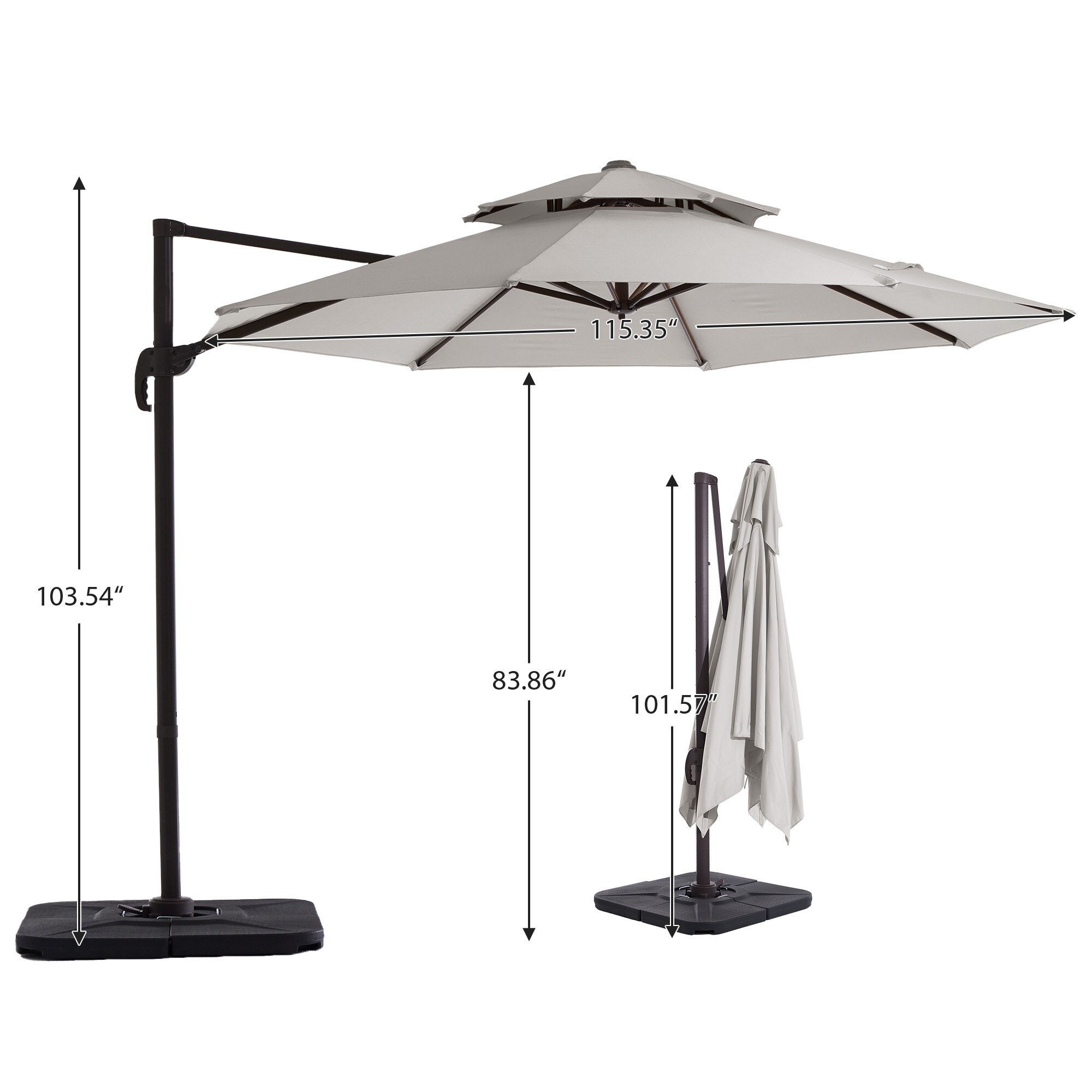 JEAREY JE-LKXLM-10FT-MB Umbrellas-2 - View #10