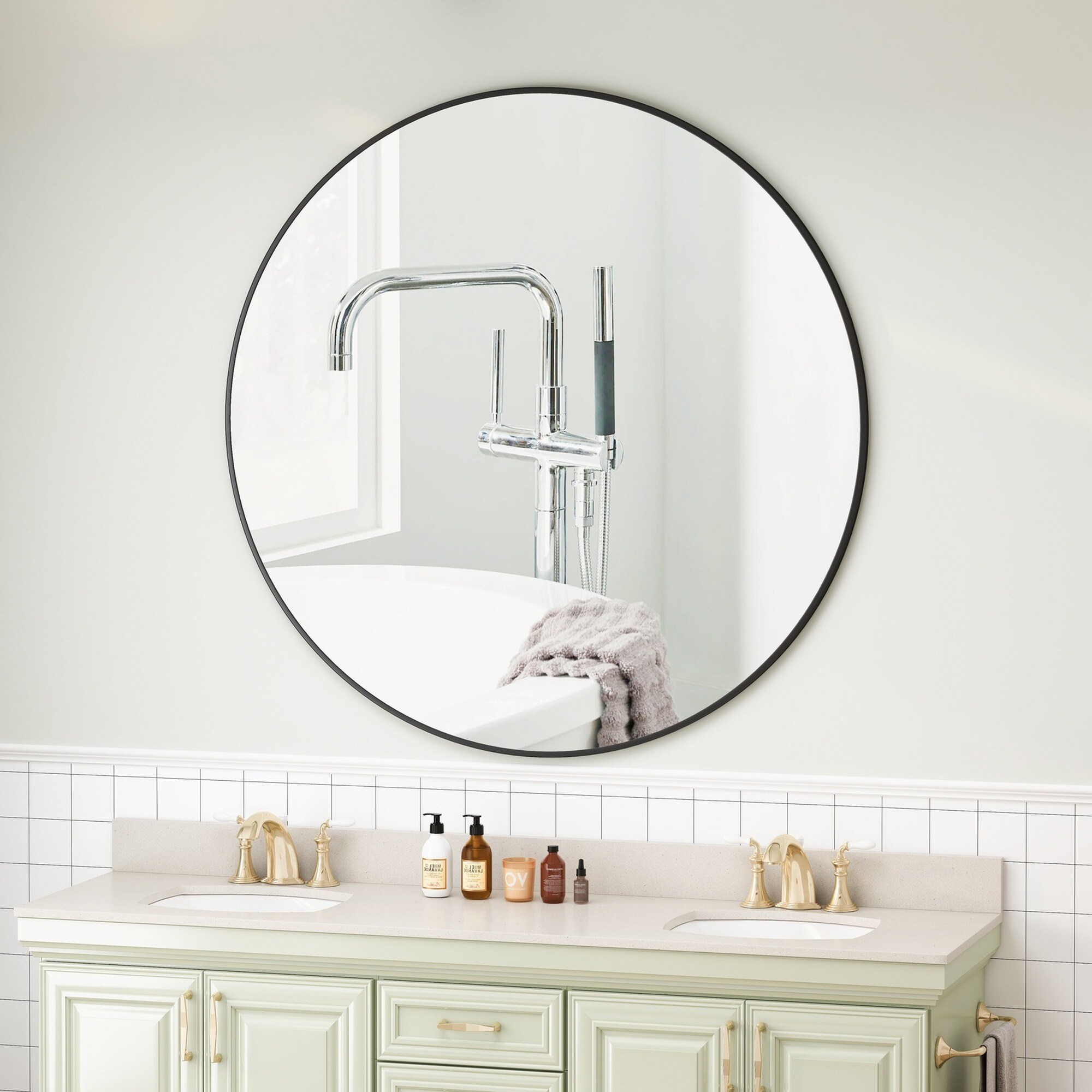 IAK ZYM100328 Framed-Bath-Mirrors - View #2