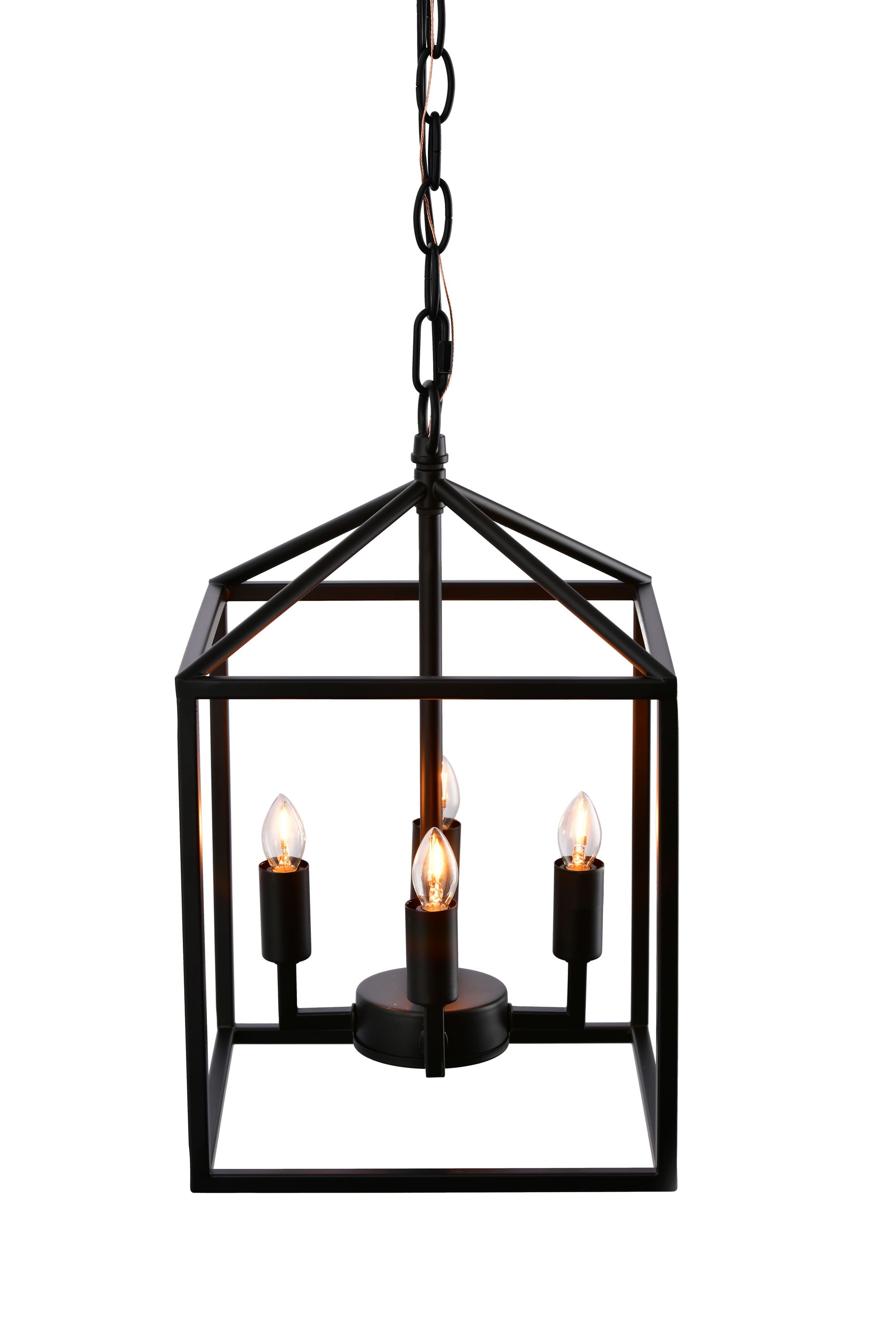 LAZZUR Lighting Therain 4-Light Matte Black Modern/Contemporary