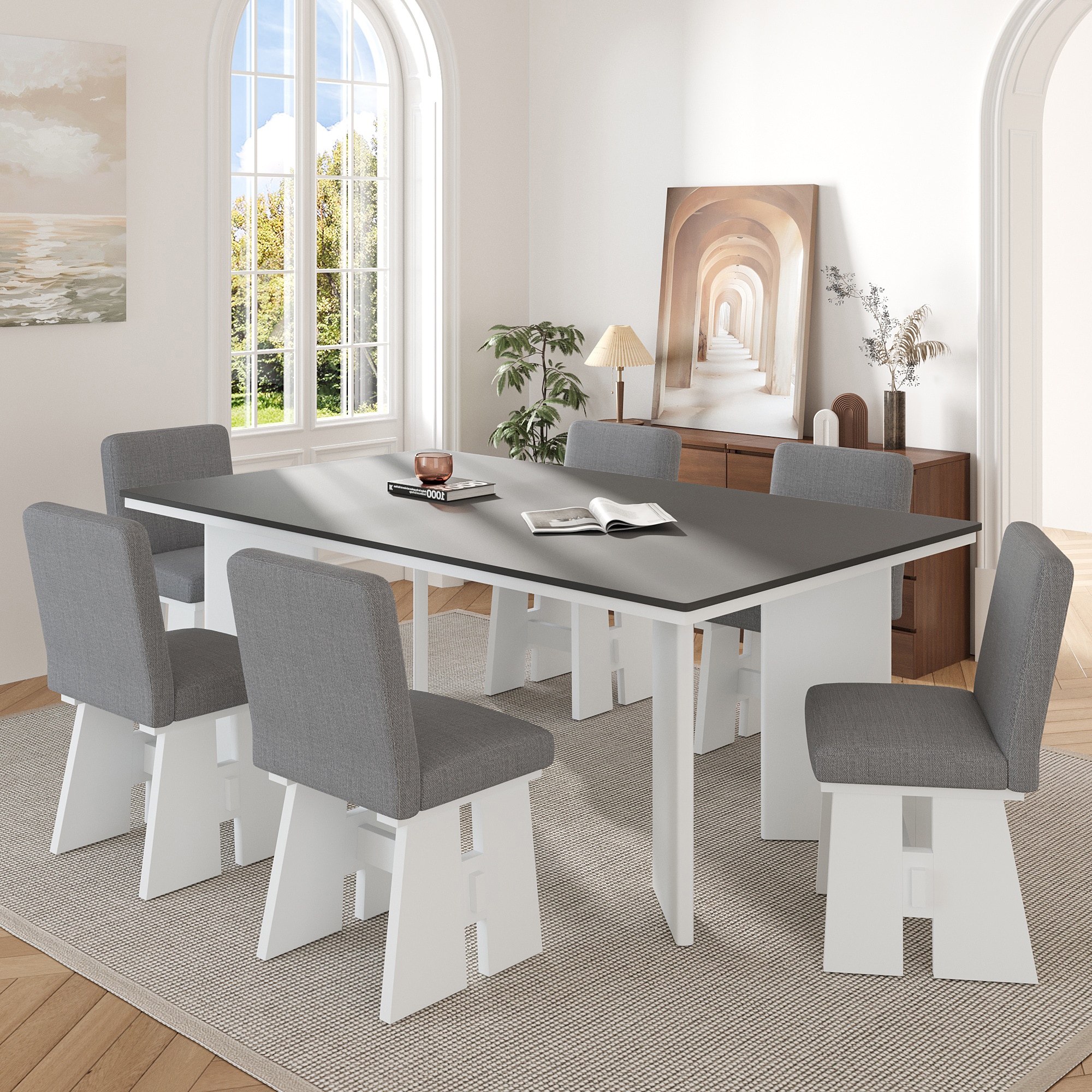 SINOFURN SYA330015GY Dining-Sets - View #2