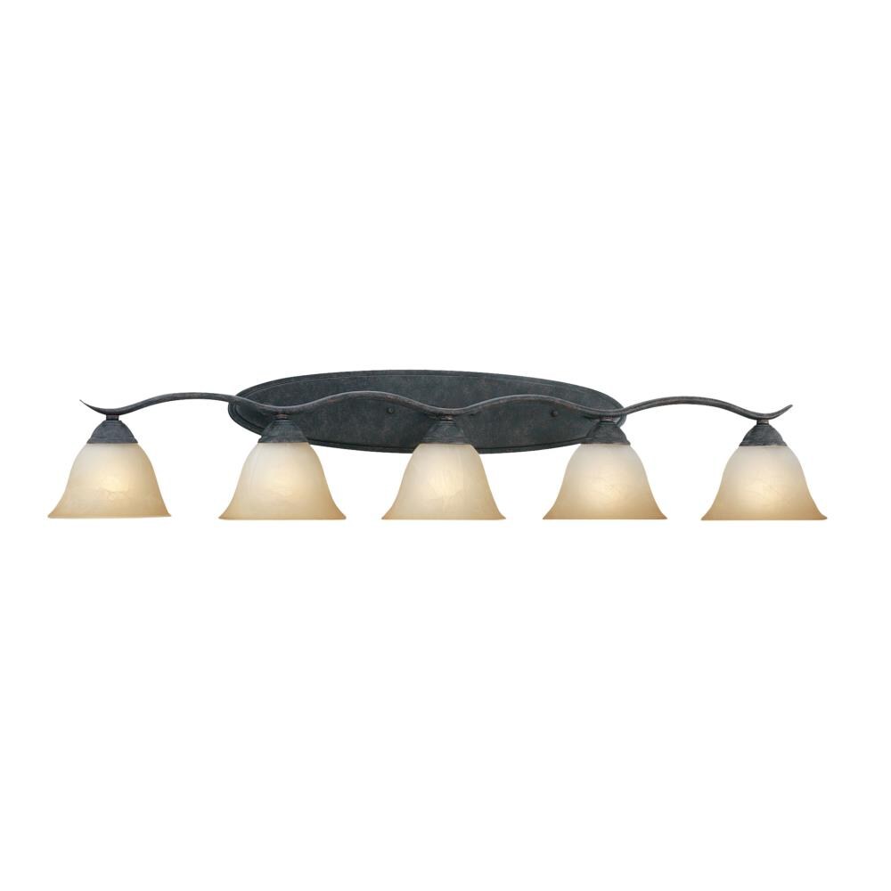 Thomas Lighting SL748522 Prestige 45.5-in 5 -Light Brushed Brown Transitional Vanity light