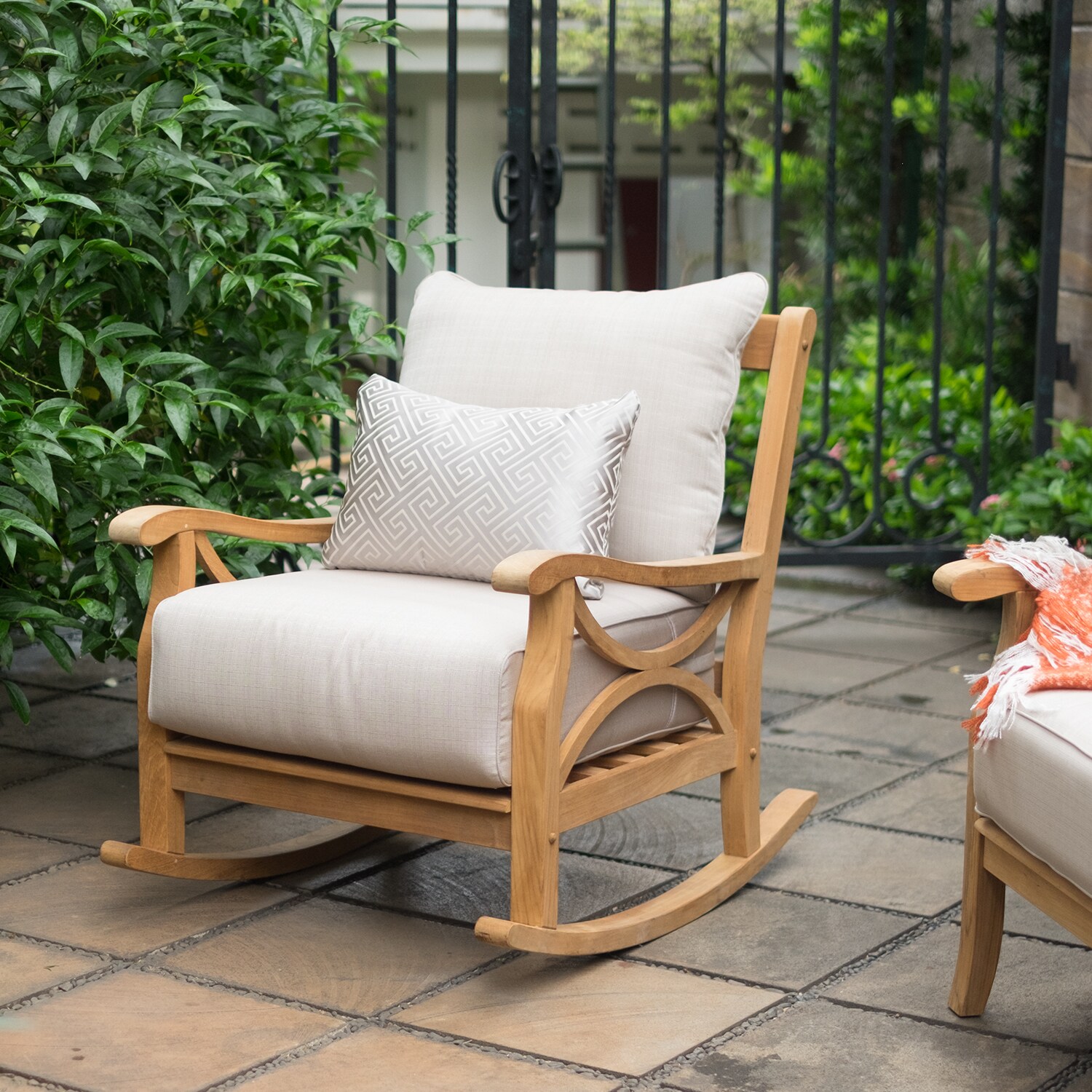 summerton teak rocking chair