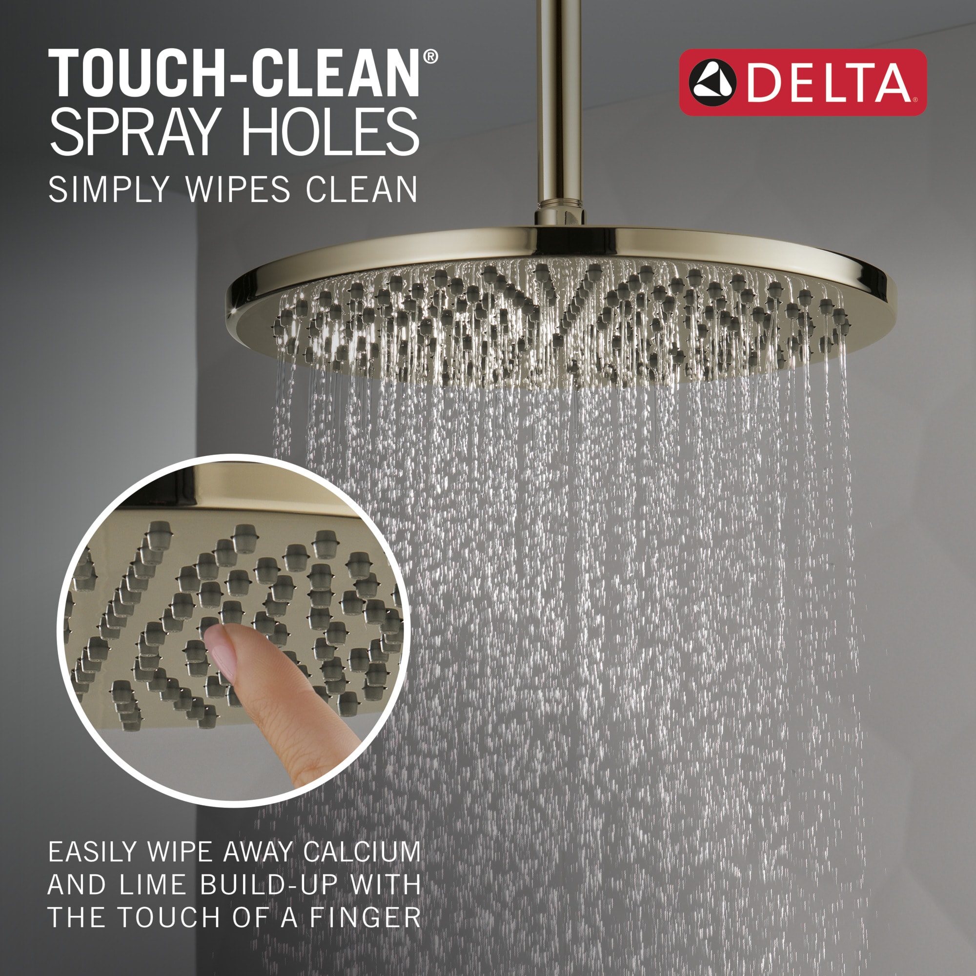 Delta 52158-PN-PR25 Fixed-Showerhead - View #4
