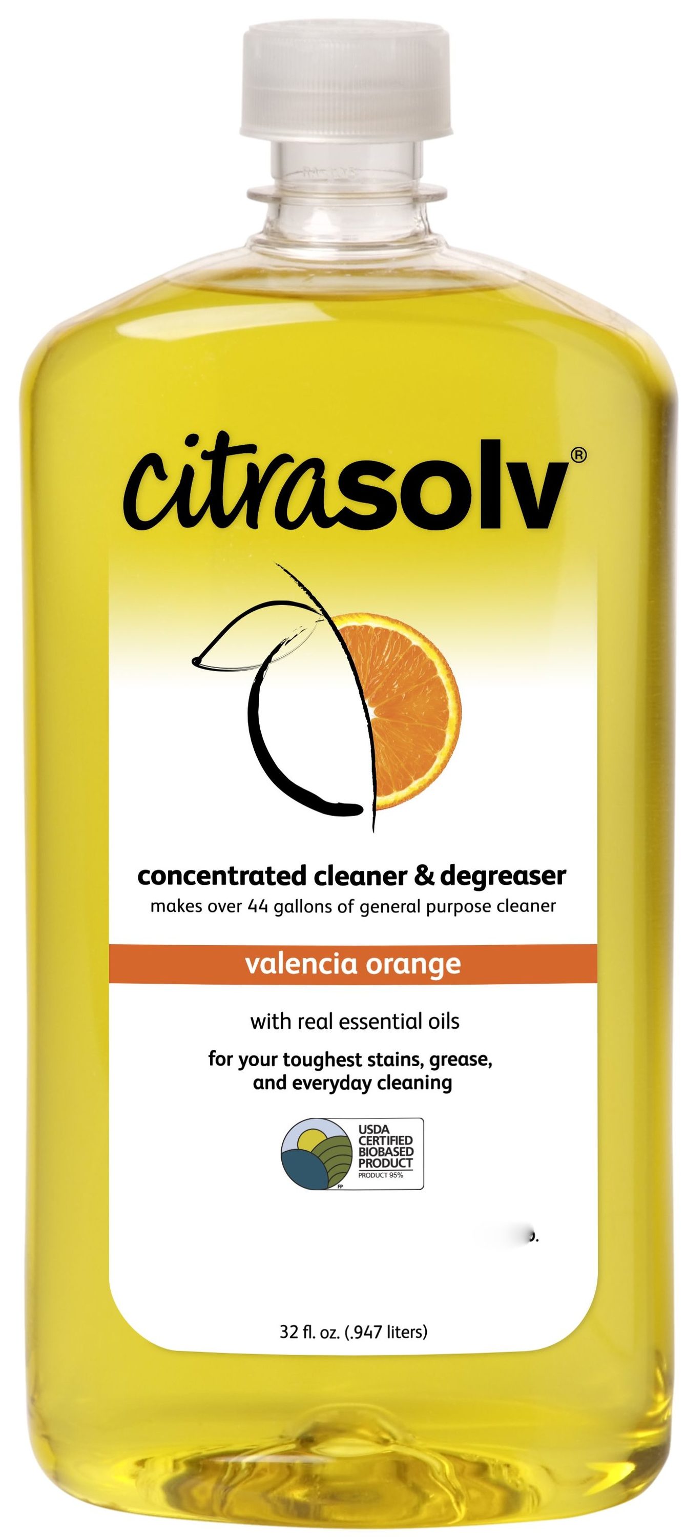 Citra Solv Cleaner & Degreaser, Concentrated, Valencia Orange - 8 fl oz