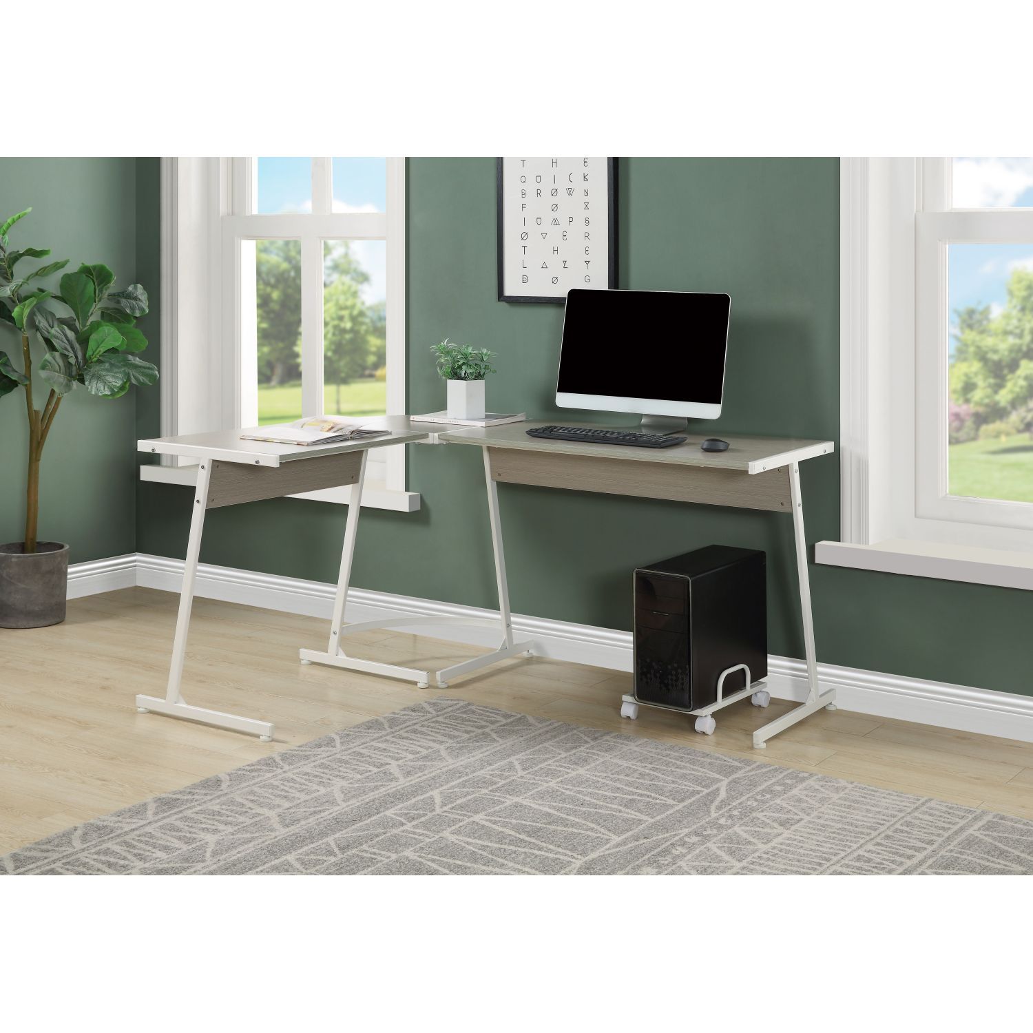 JASMODER OF00045 44.00-Inches Multiple colors/finishes Modern/Contemporary Writing desk