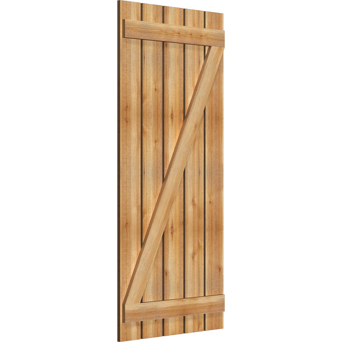 Ekena Millwork RBS06Z29X063RWR Exterior-Shutters - View #2