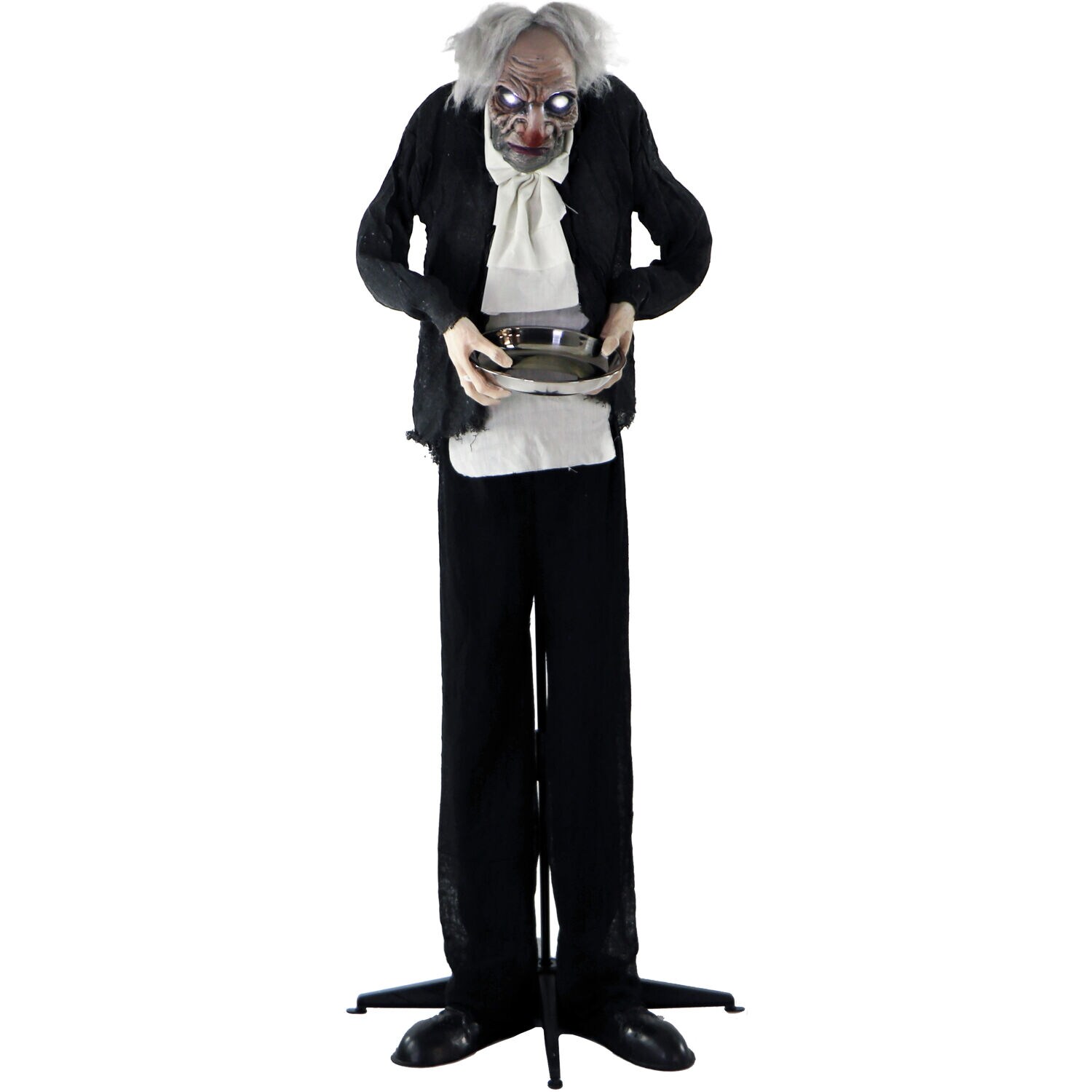 Haunted Hill Farm 5-ft Freestanding Moaning Lighted Zombie Animatronic ...